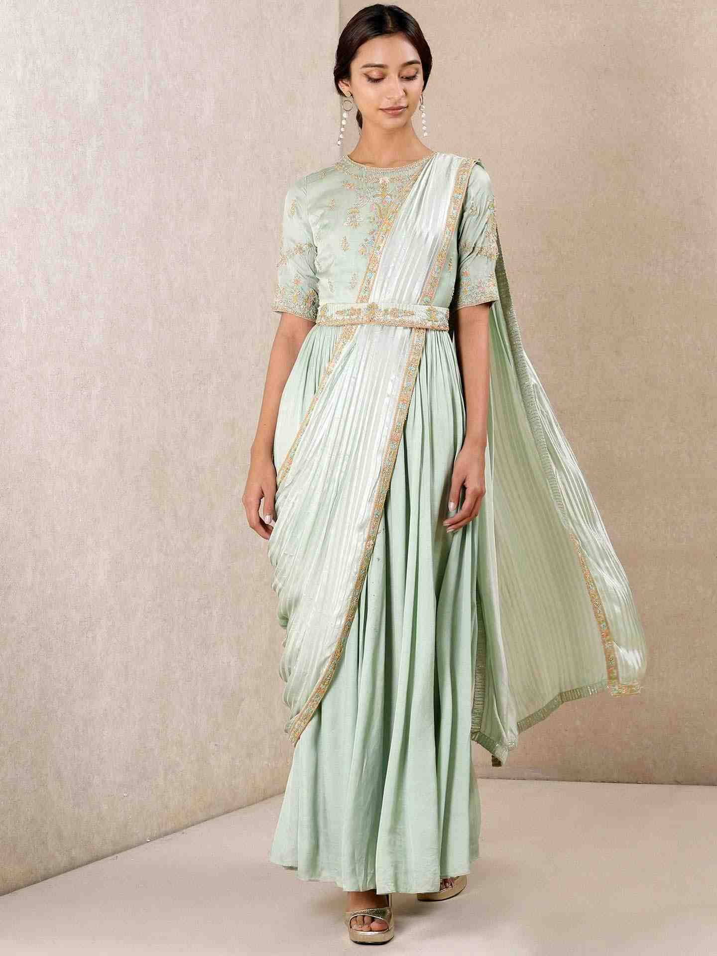 Mint Begum Saree