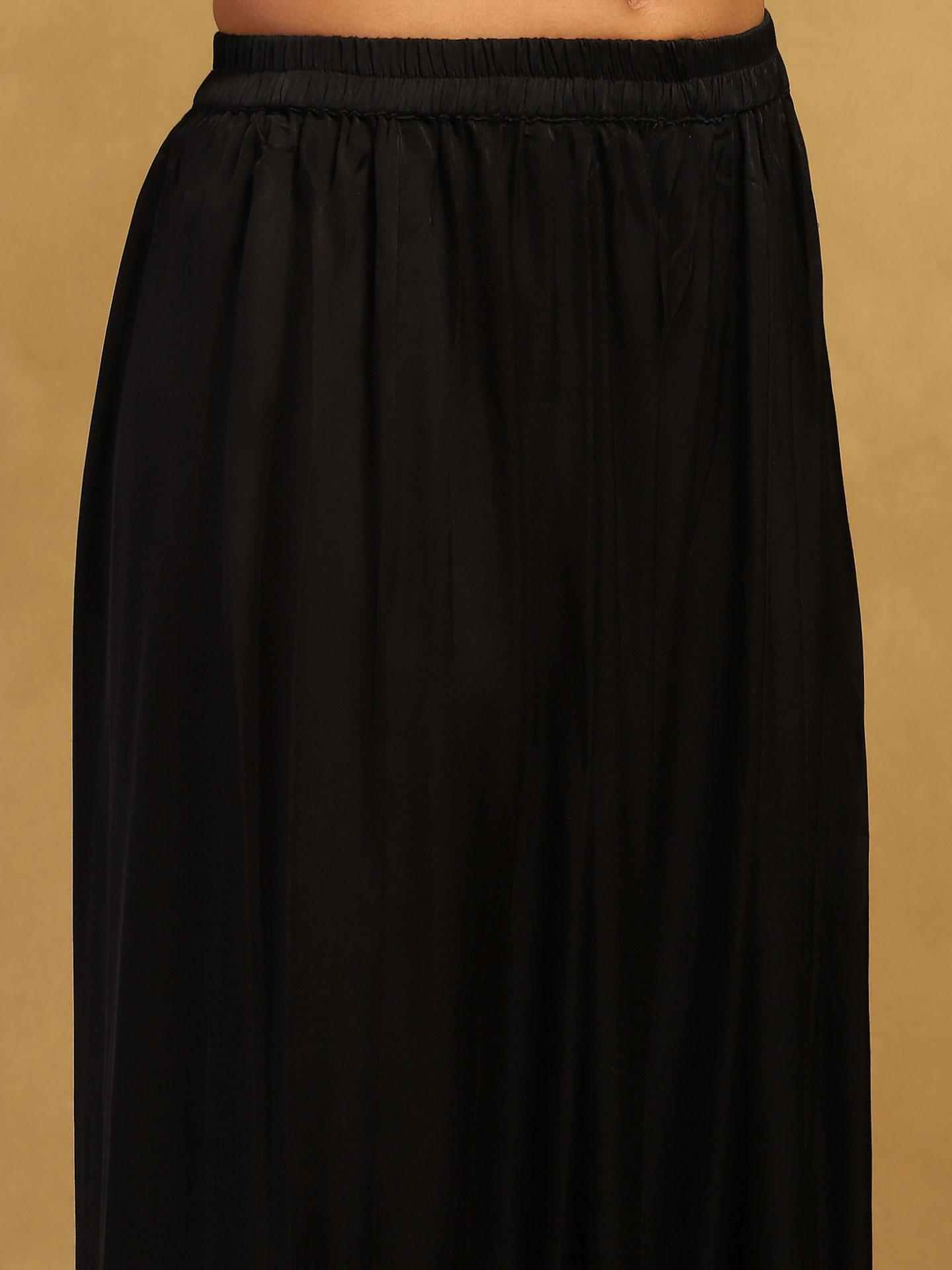 Black & Multi Tree Of Life Suit Set