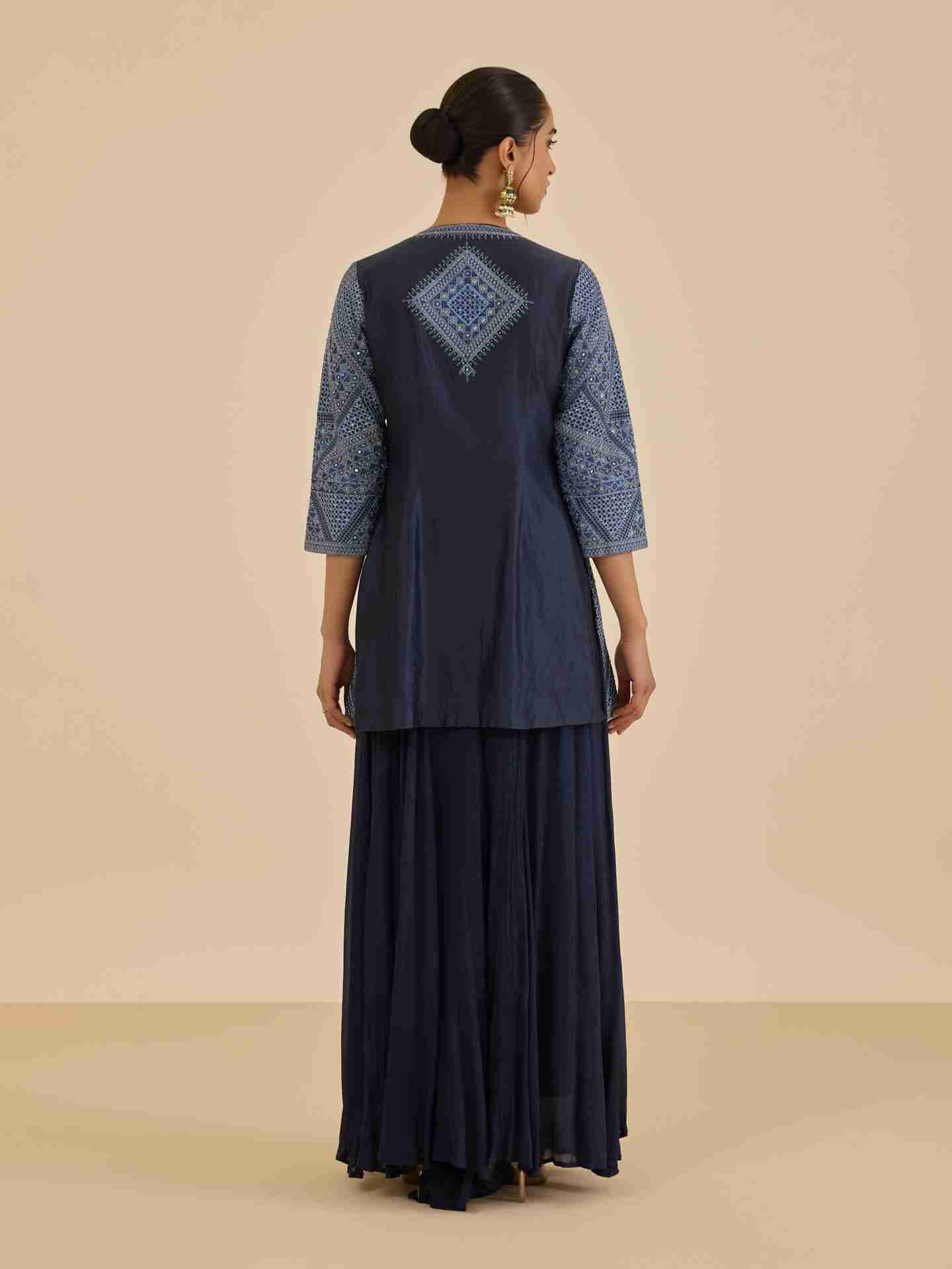 Blue Oliva Suit Set