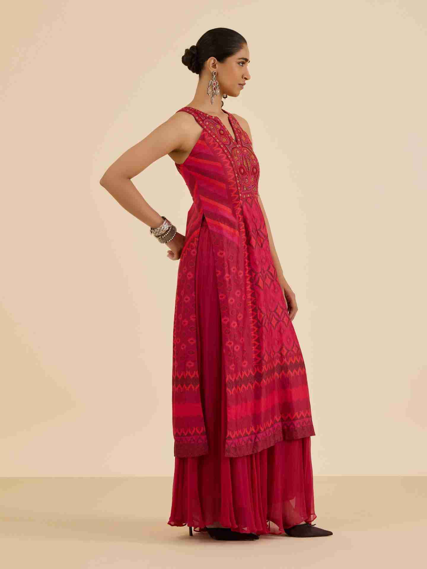 Pink Geo Tribe Suit Set