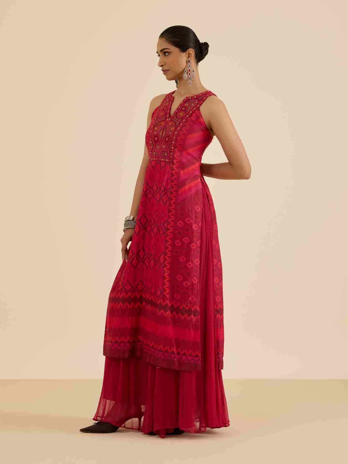 Pink Geo Tribe Suit Set
