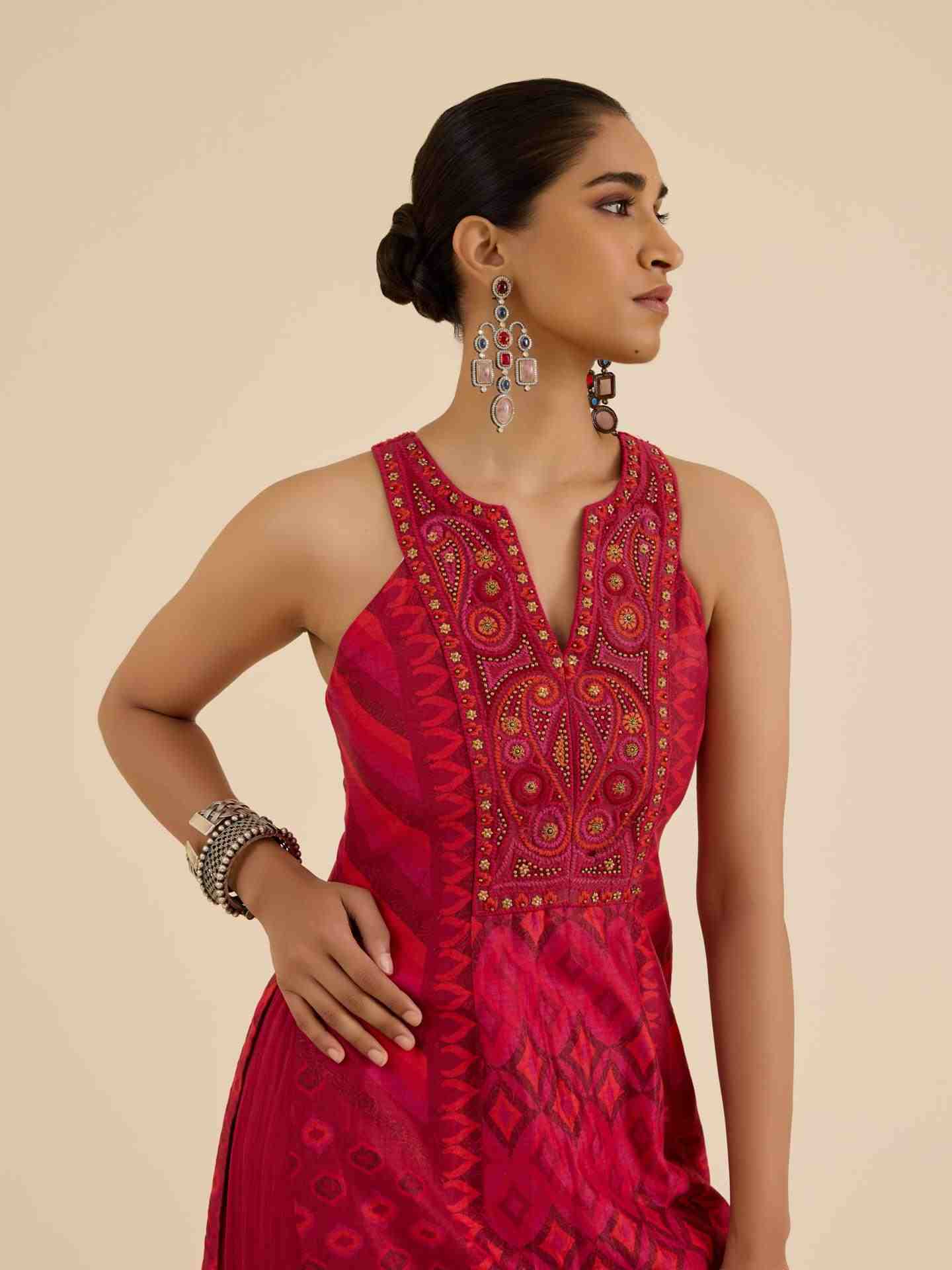 Pink Geo Tribe Suit Set