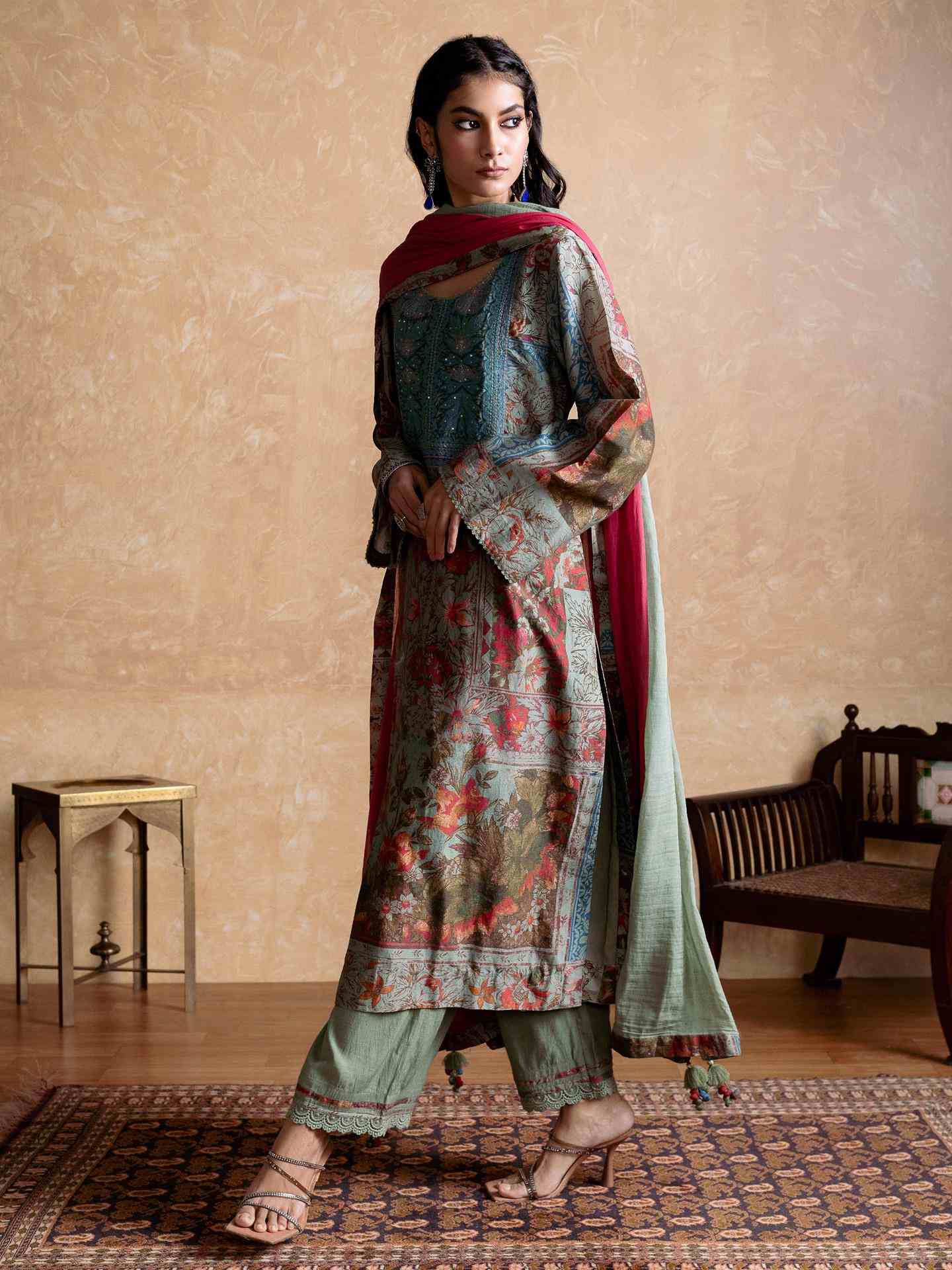 Blue Pierra Suit Set