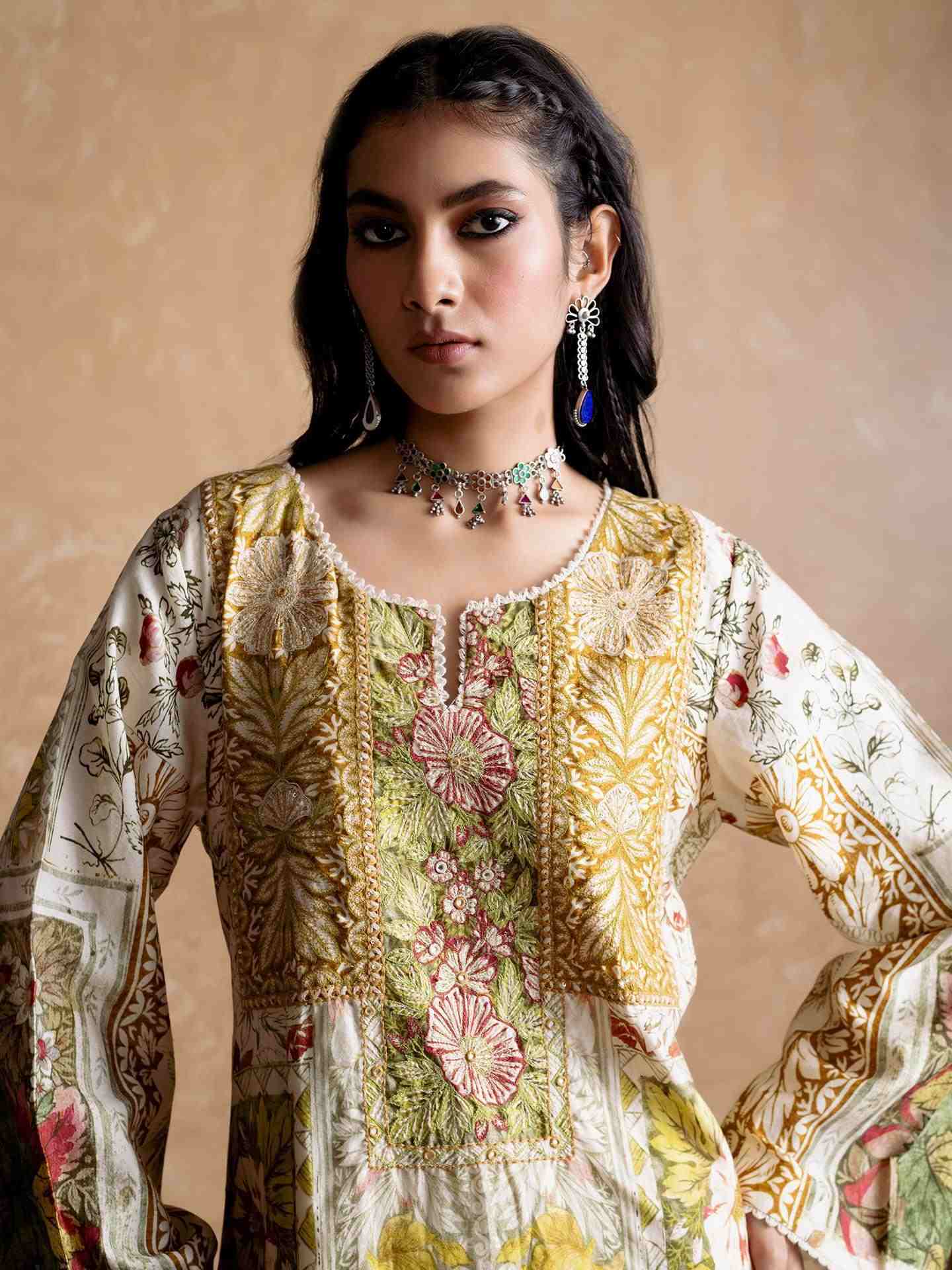 Off White Pierra Suit Set