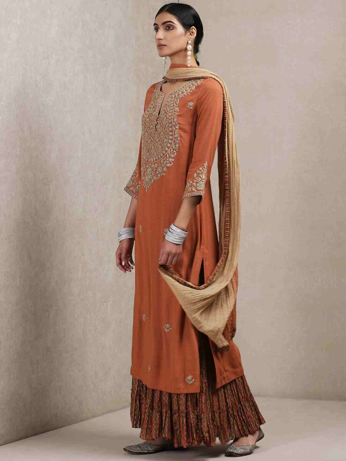 Rust Dor Sharara Set