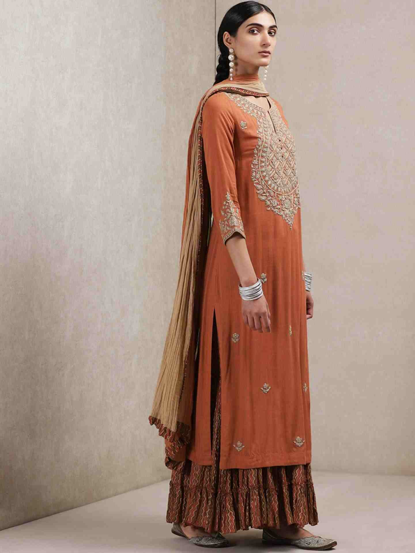 Rust Dor Sharara Set