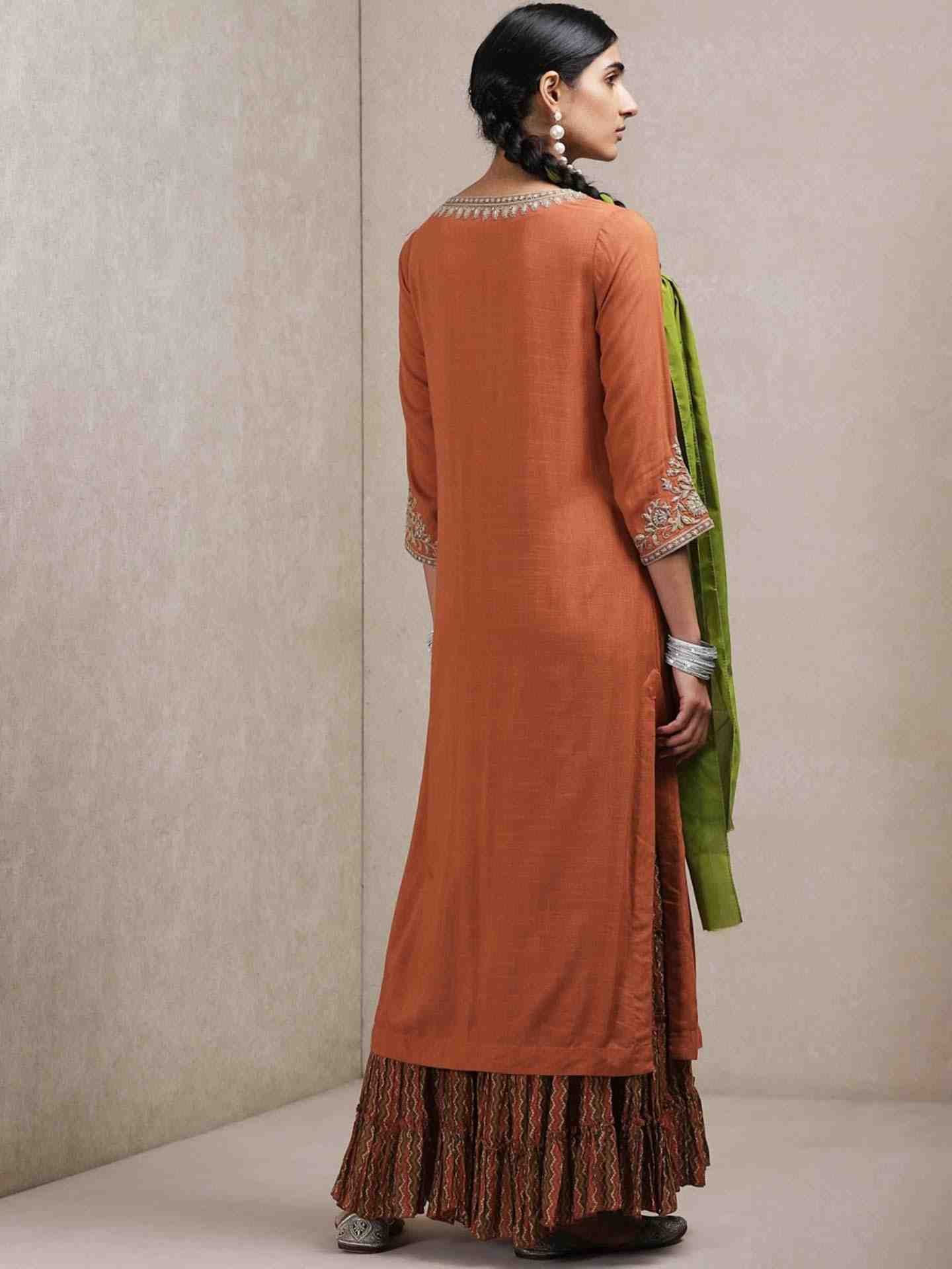 Rust Dor Sharara Set