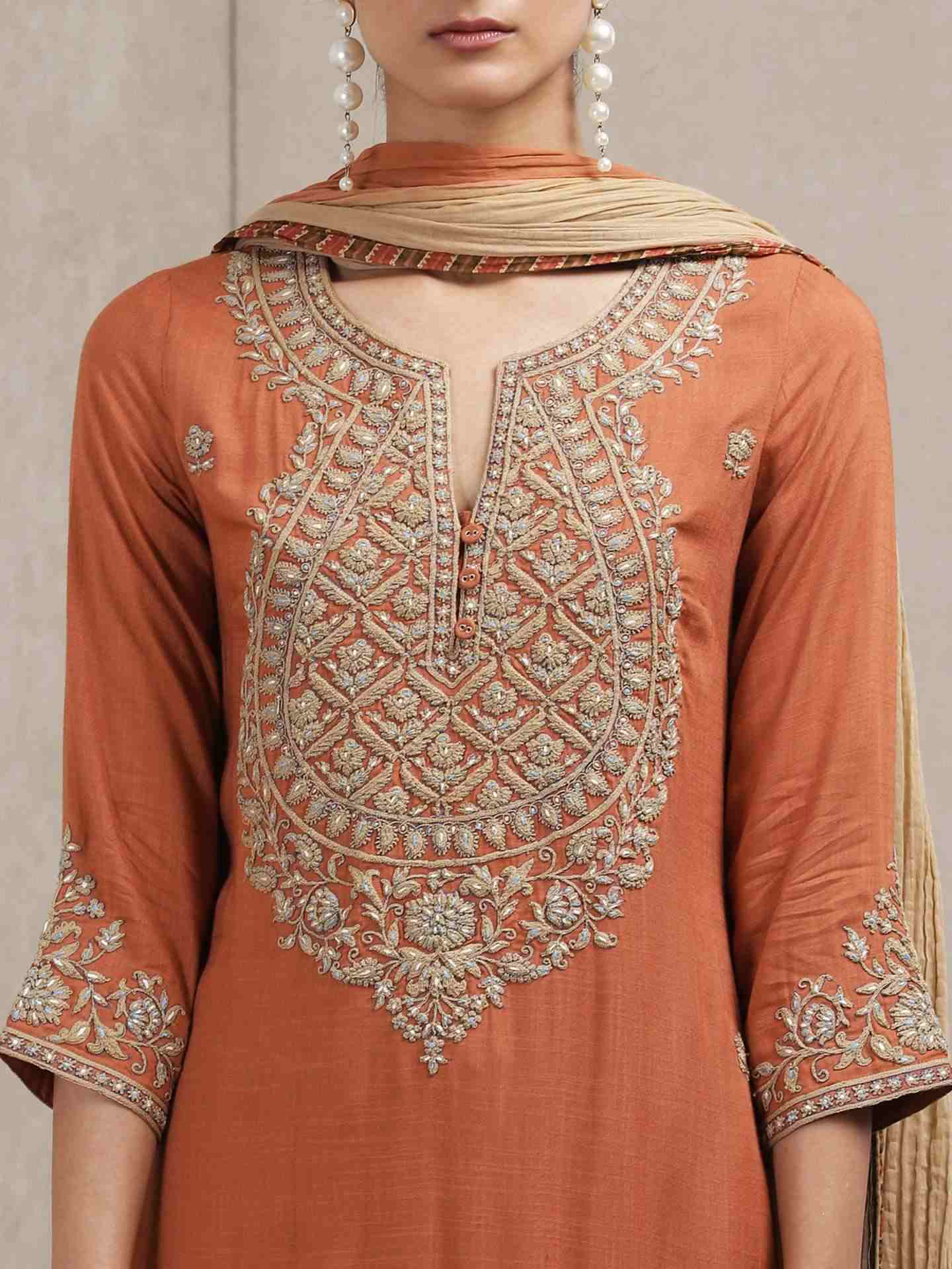 Rust Dor Sharara Set