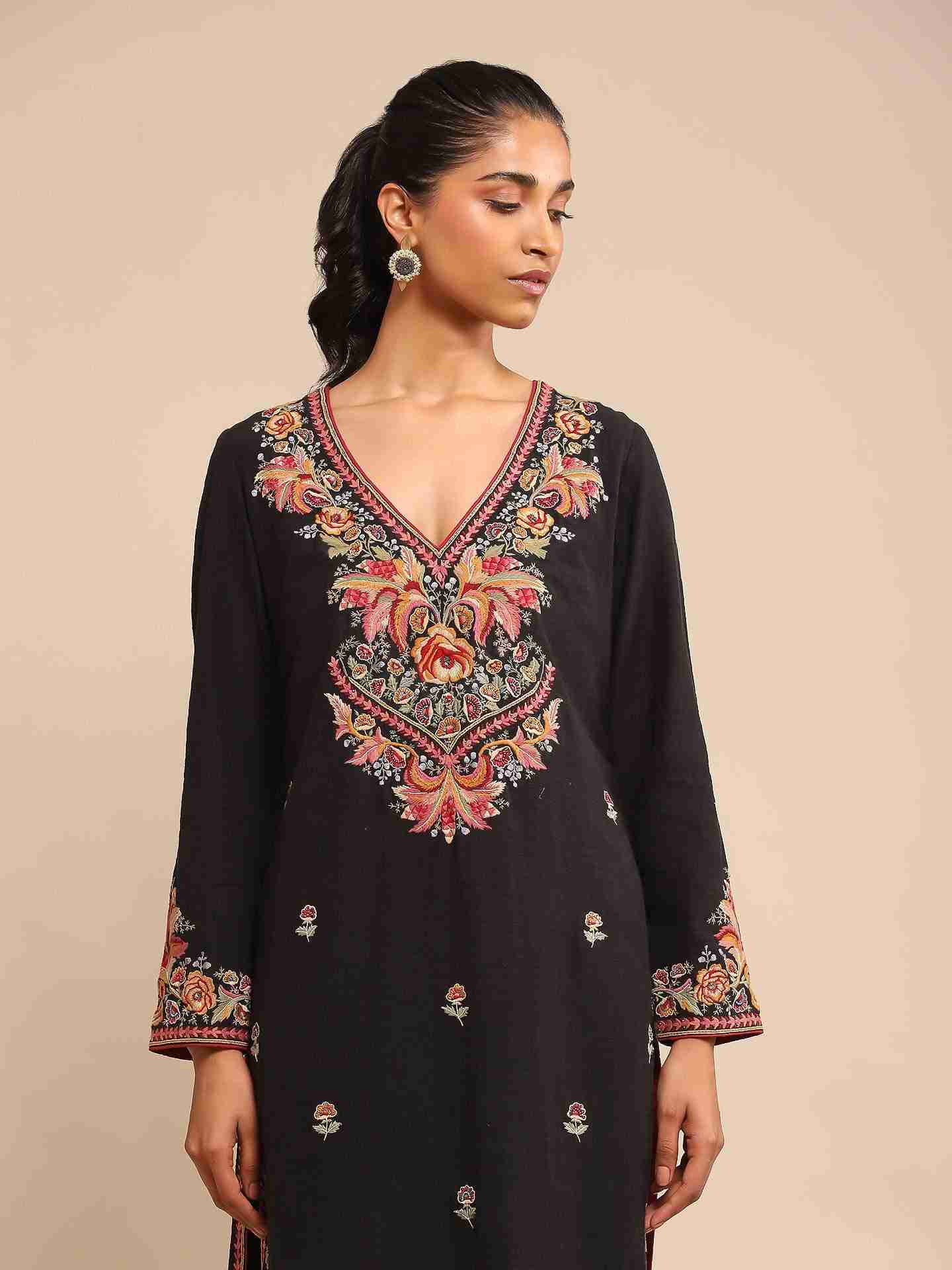 Black Bunsu Suit Set