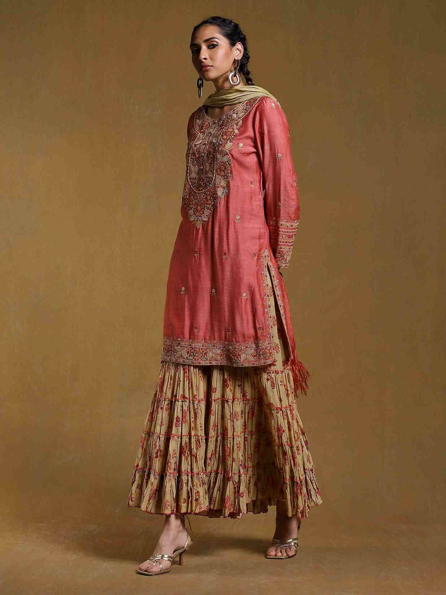 Pink Godaveri Sharara Set