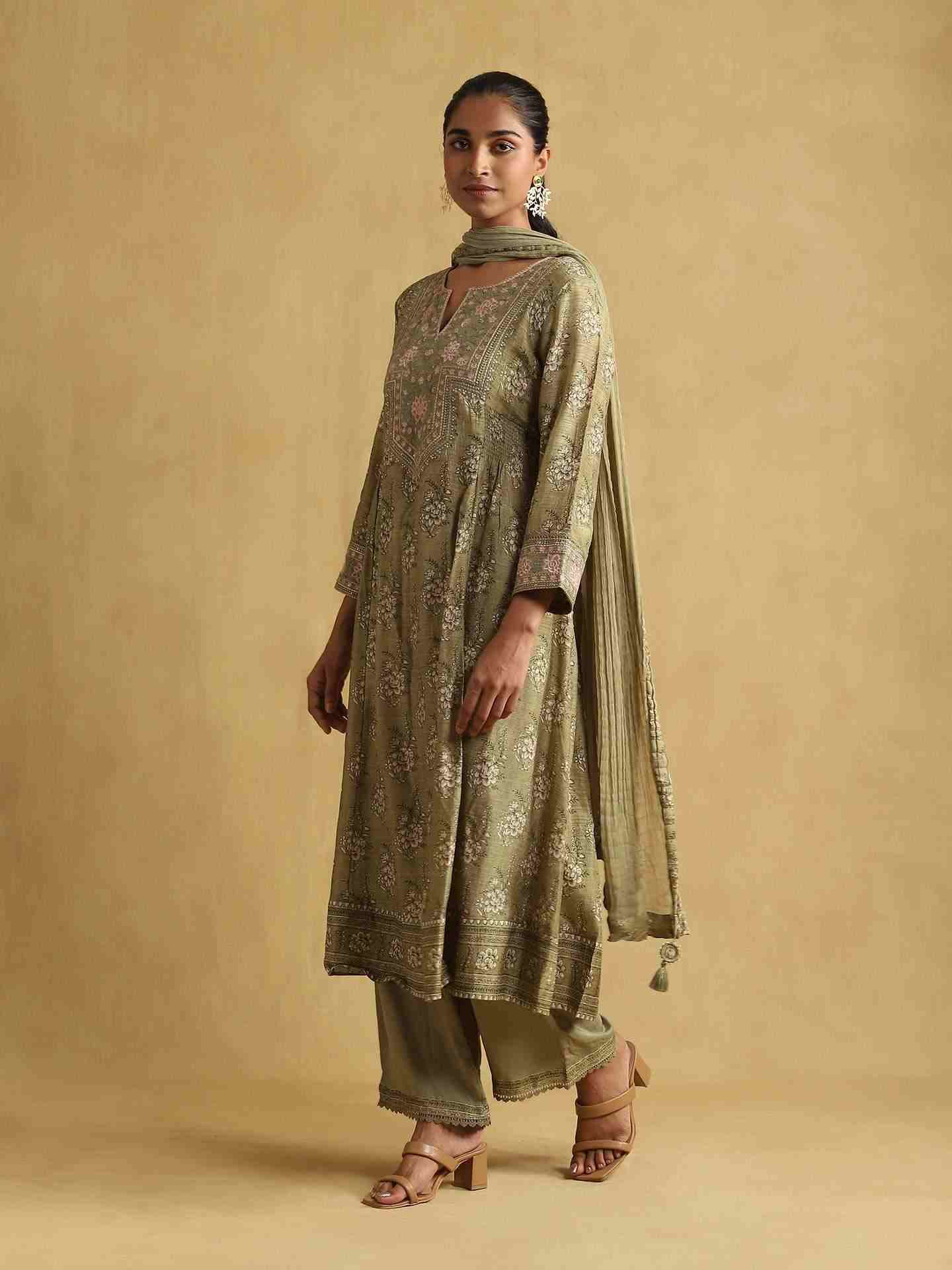 Green Jenny Suit Set