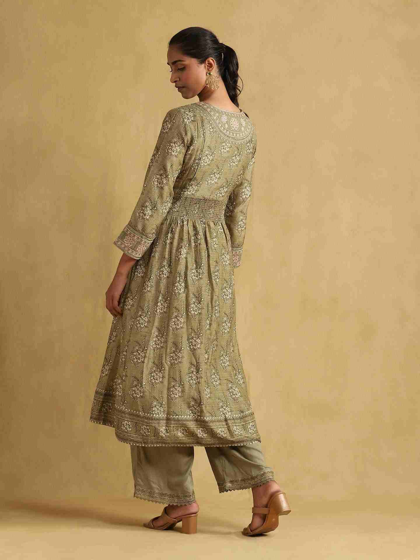 Green Jenny Suit Set