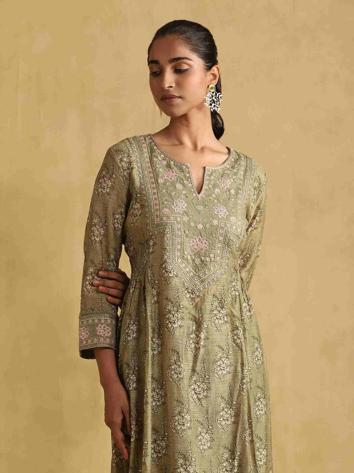 Green Jenny Suit Set