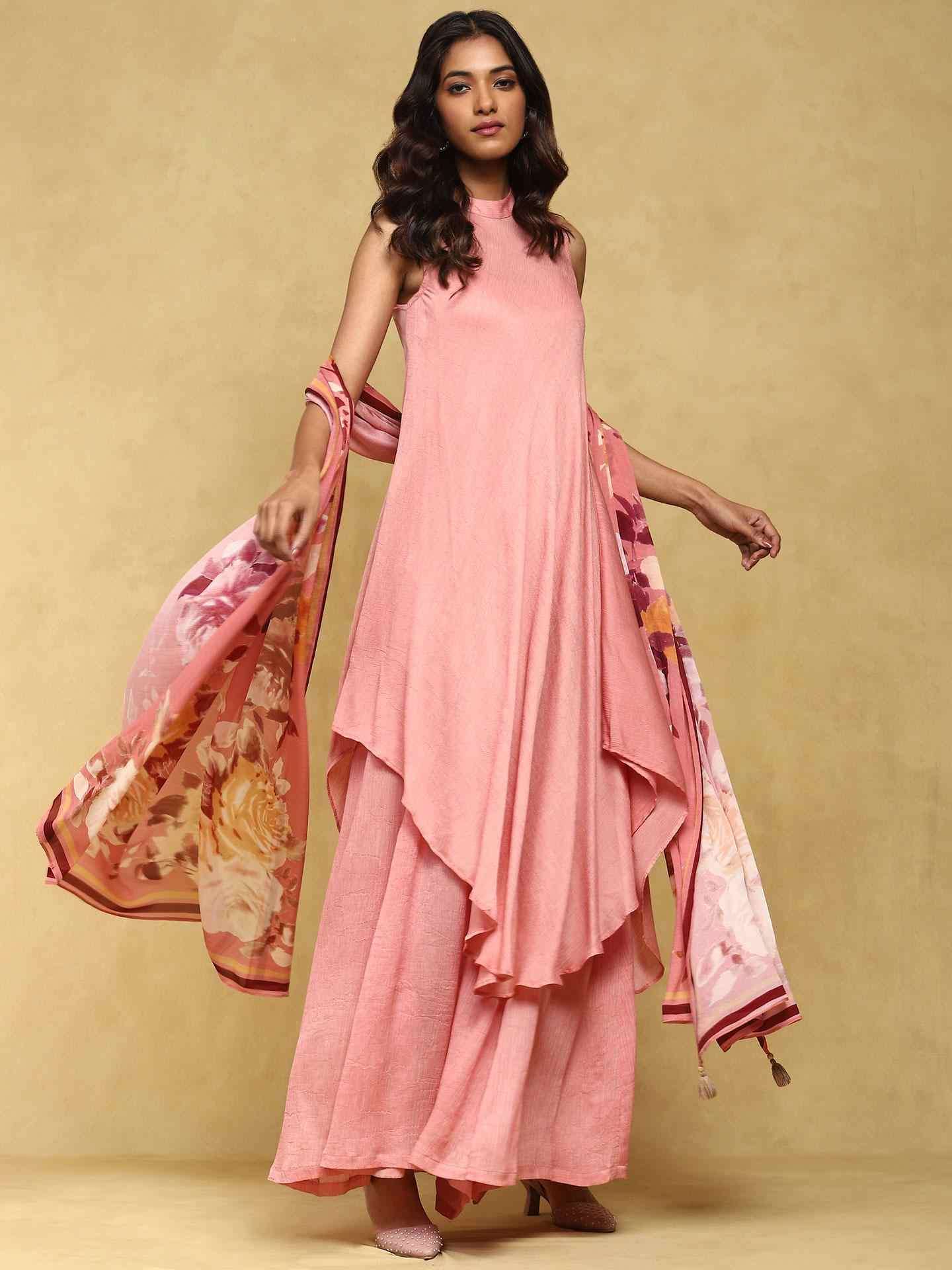 Rose Pink Pernia Suit Set