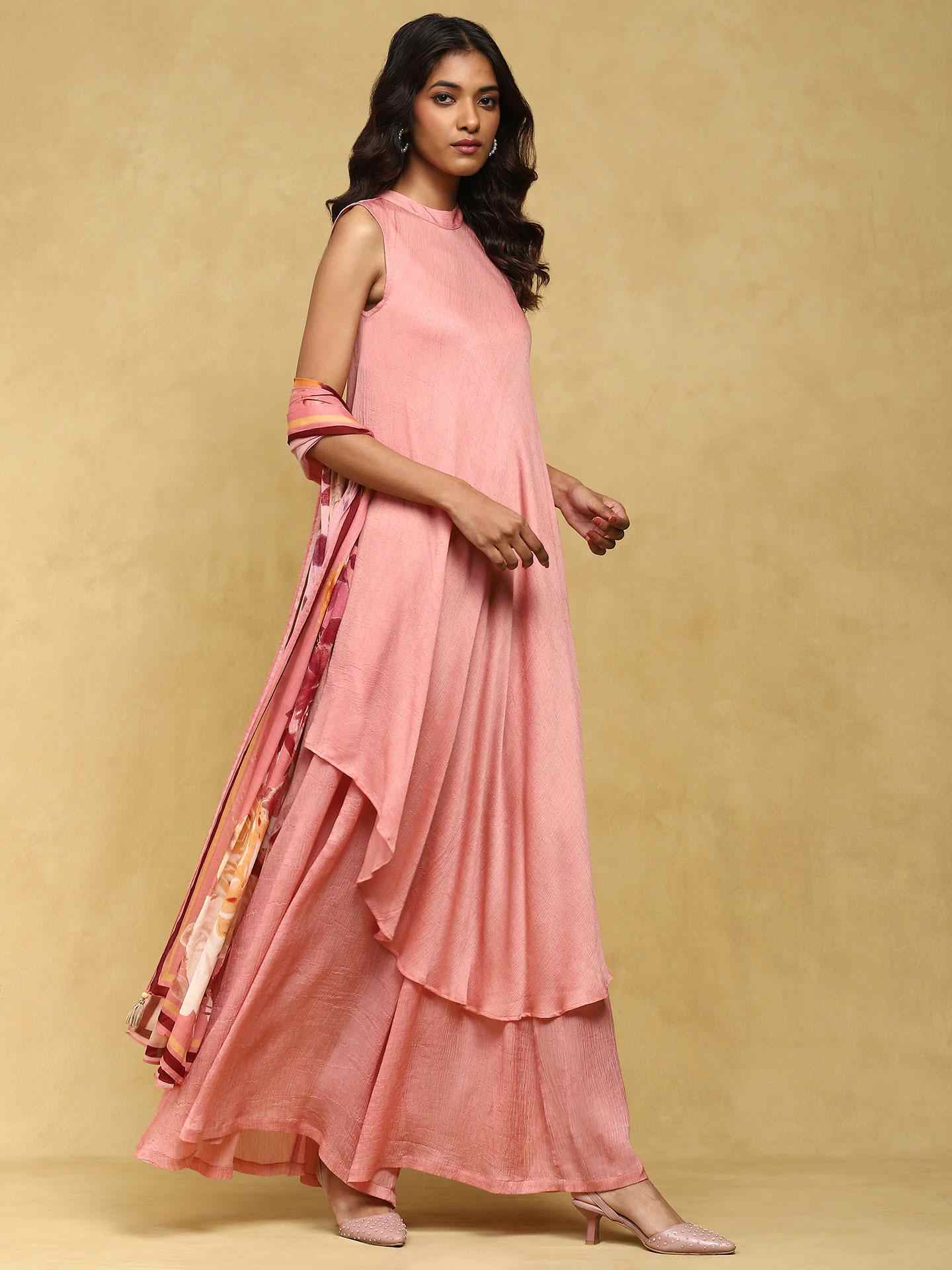 Rose Pink Pernia Suit Set