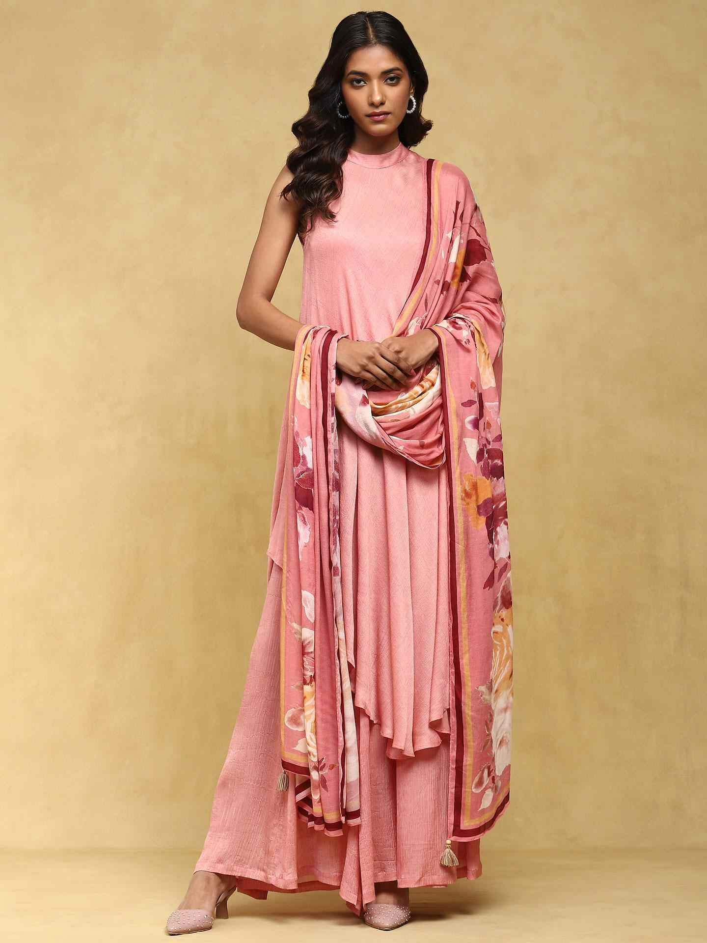 Rose Pink Pernia Suit Set