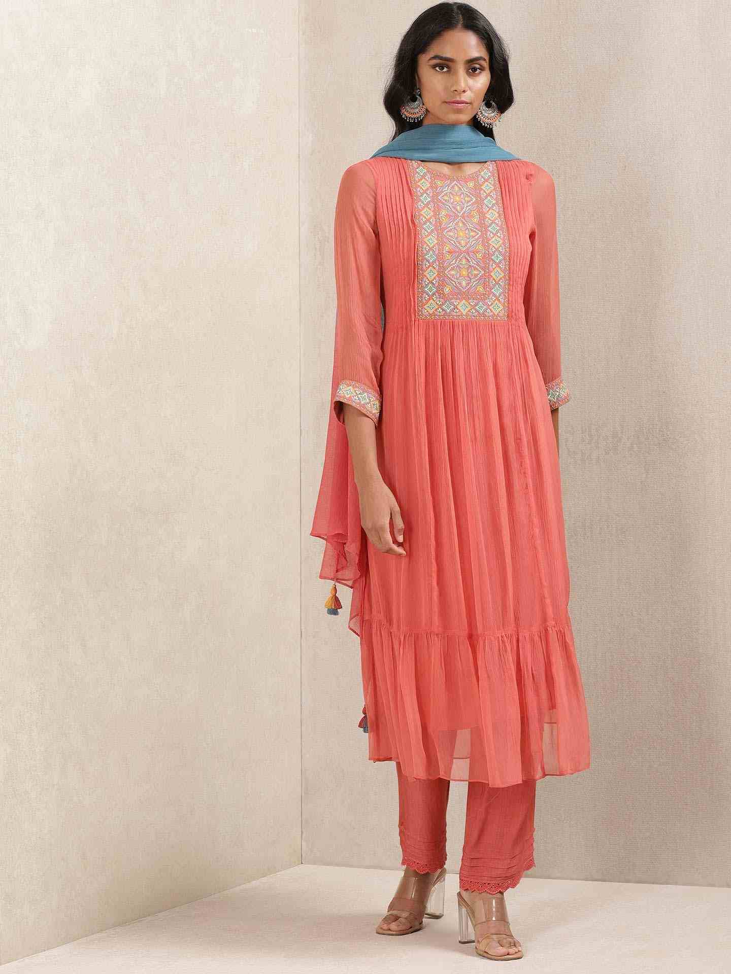 Coral Mandala Suit Set