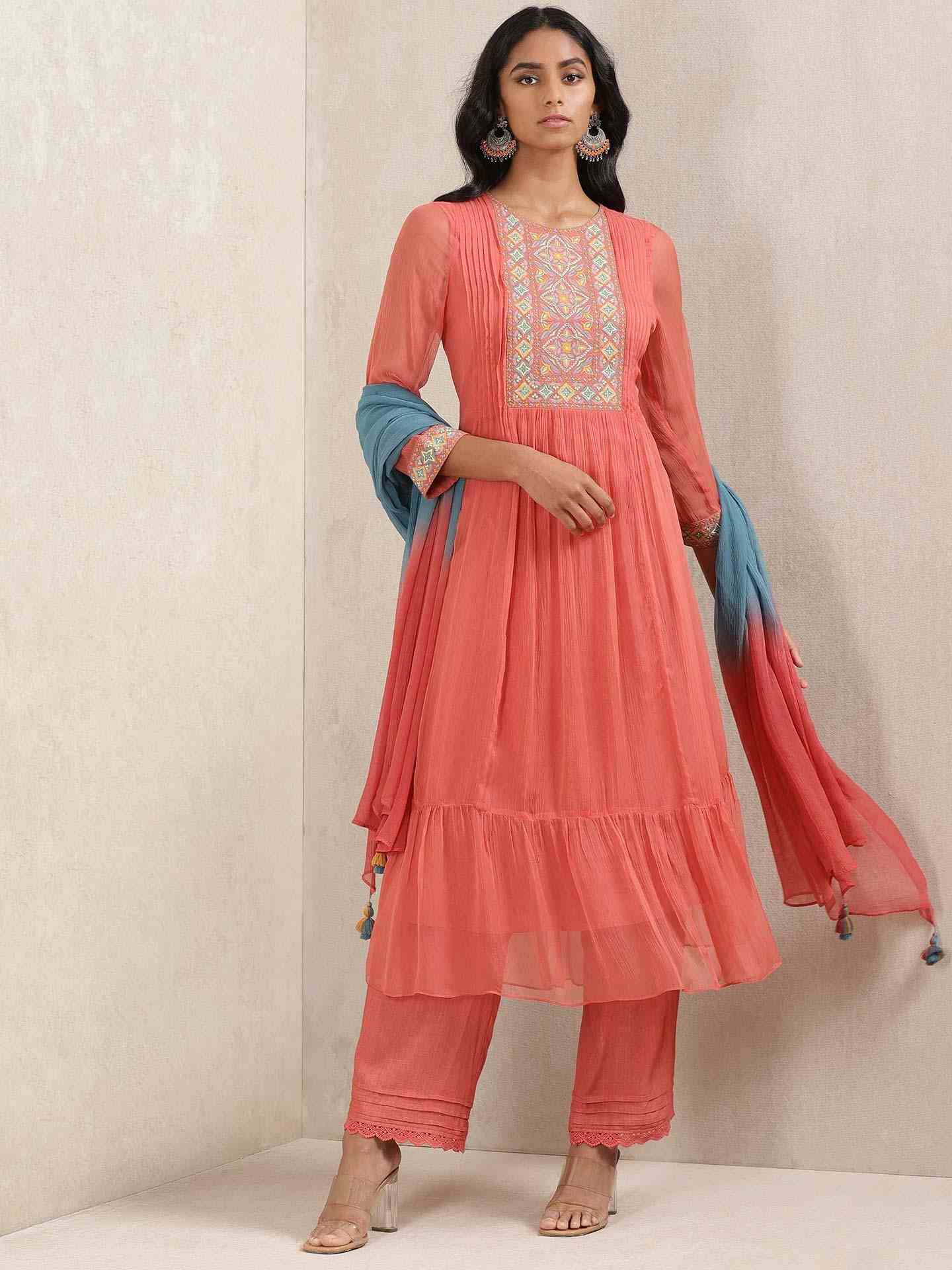 Coral Mandala Suit Set