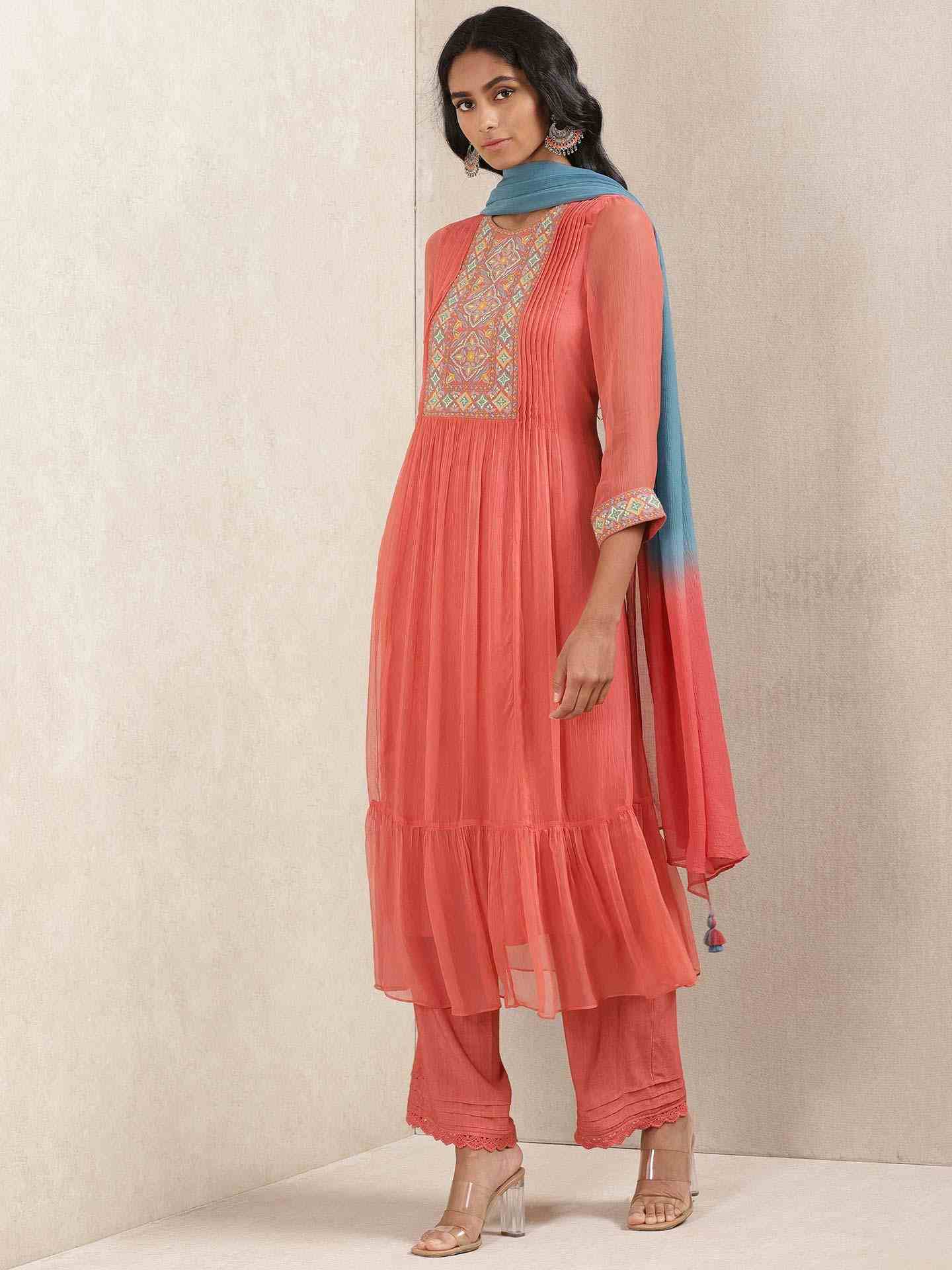 Coral Mandala Suit Set