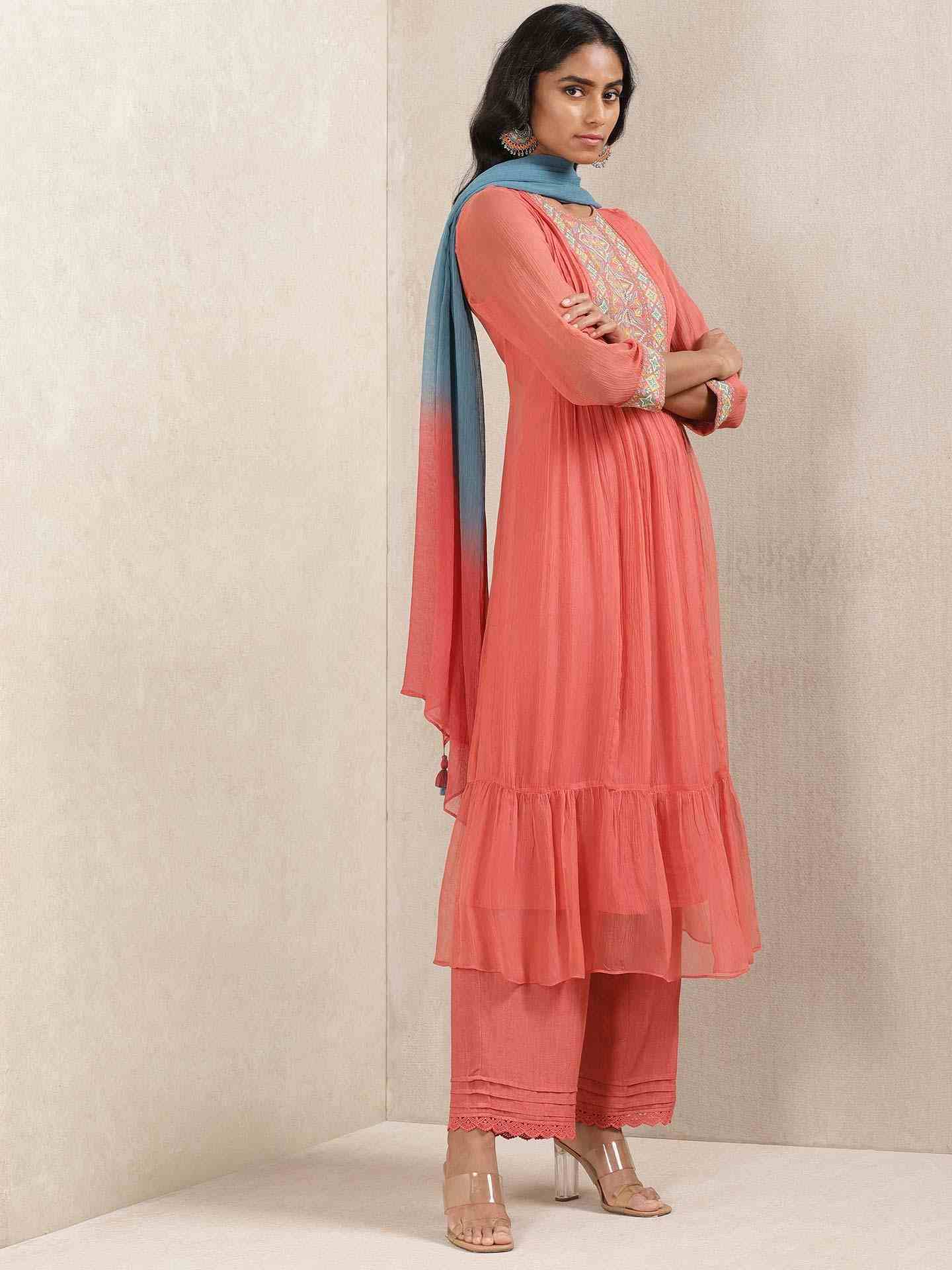 Coral Mandala Suit Set