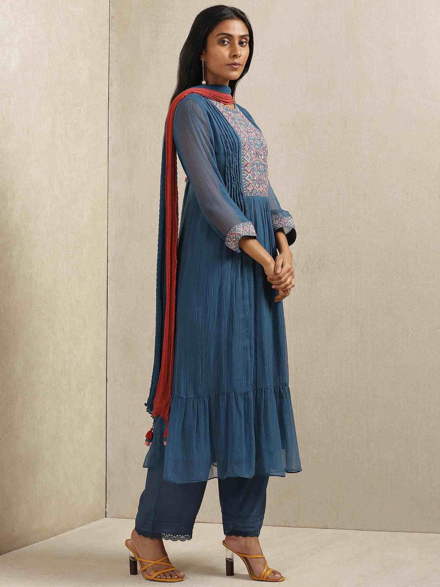 Teal Mandala Suit Set