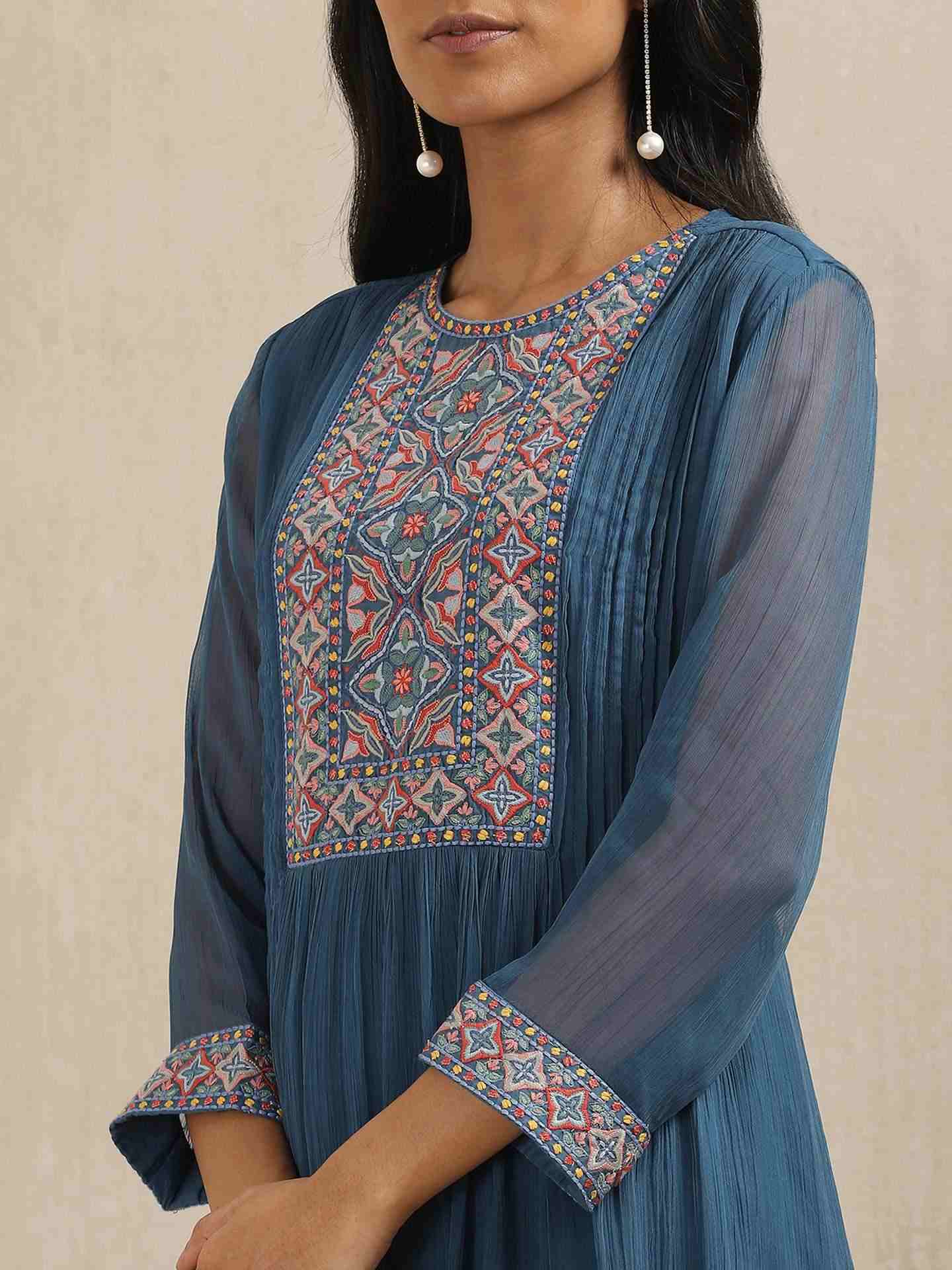 Teal Mandala Suit Set