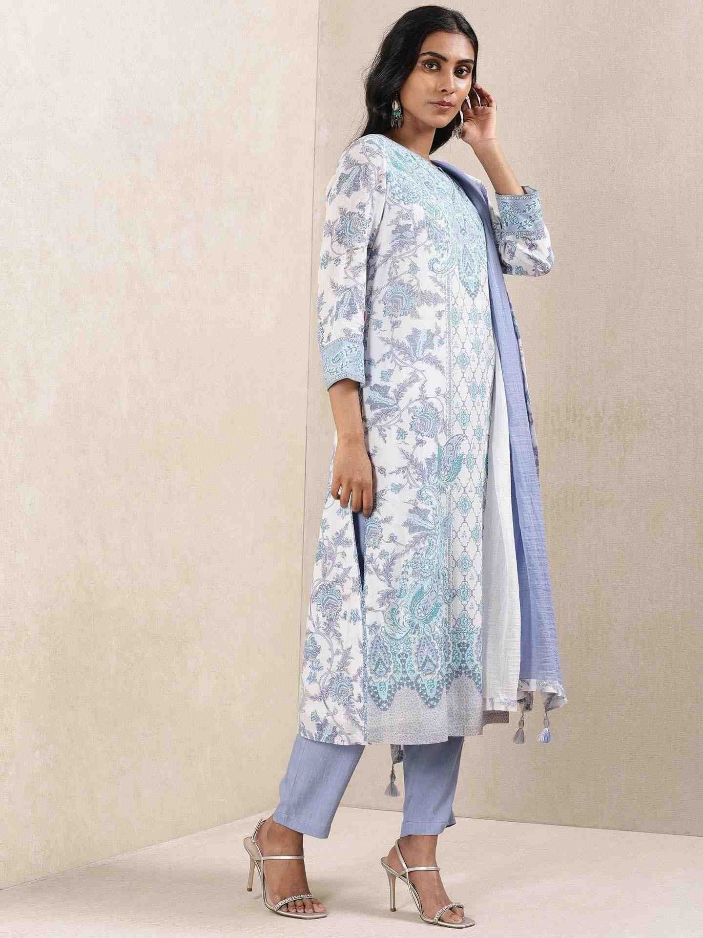 Blue Charulekha Suit Set