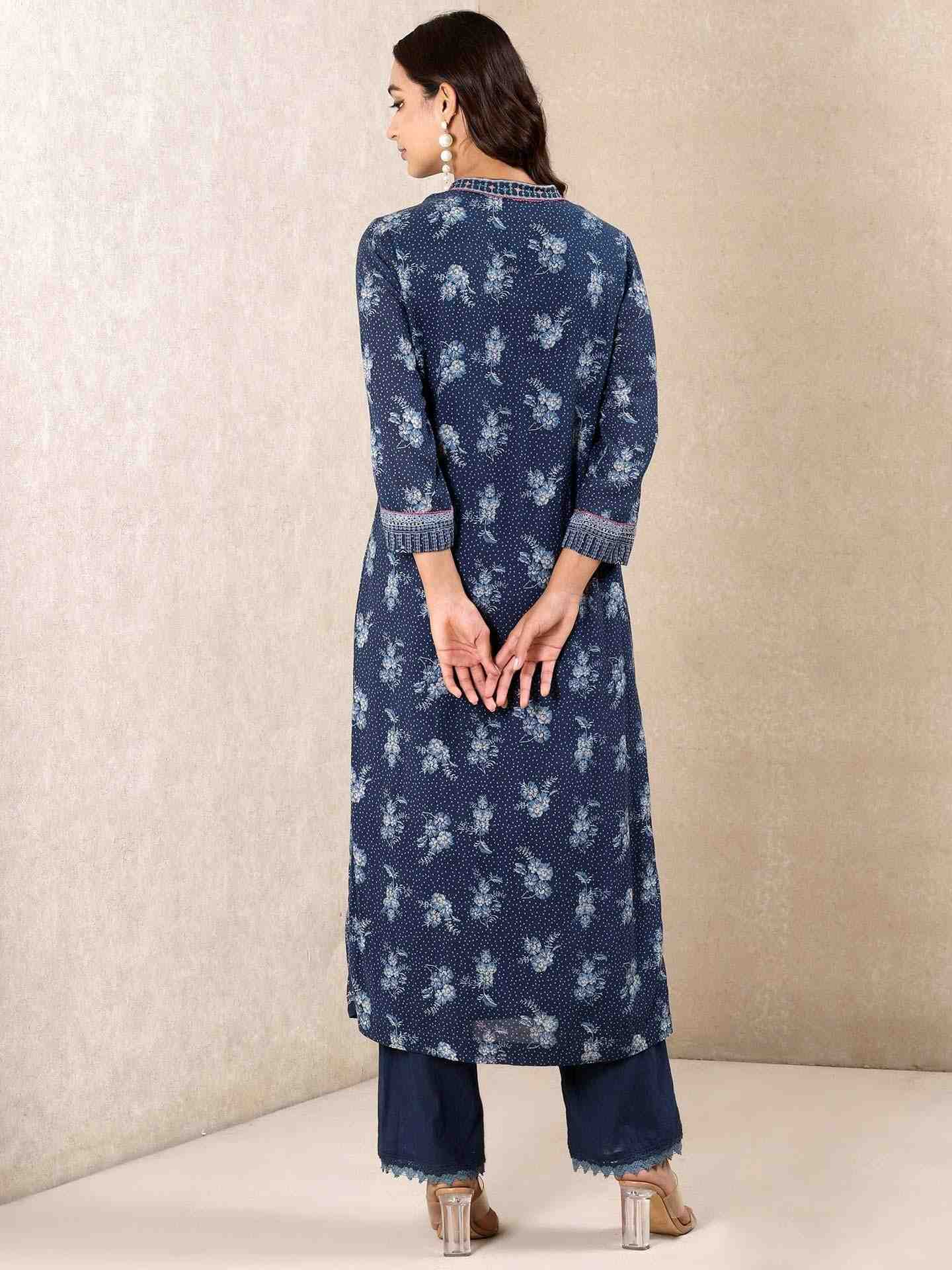 Blue Asha Suit Set