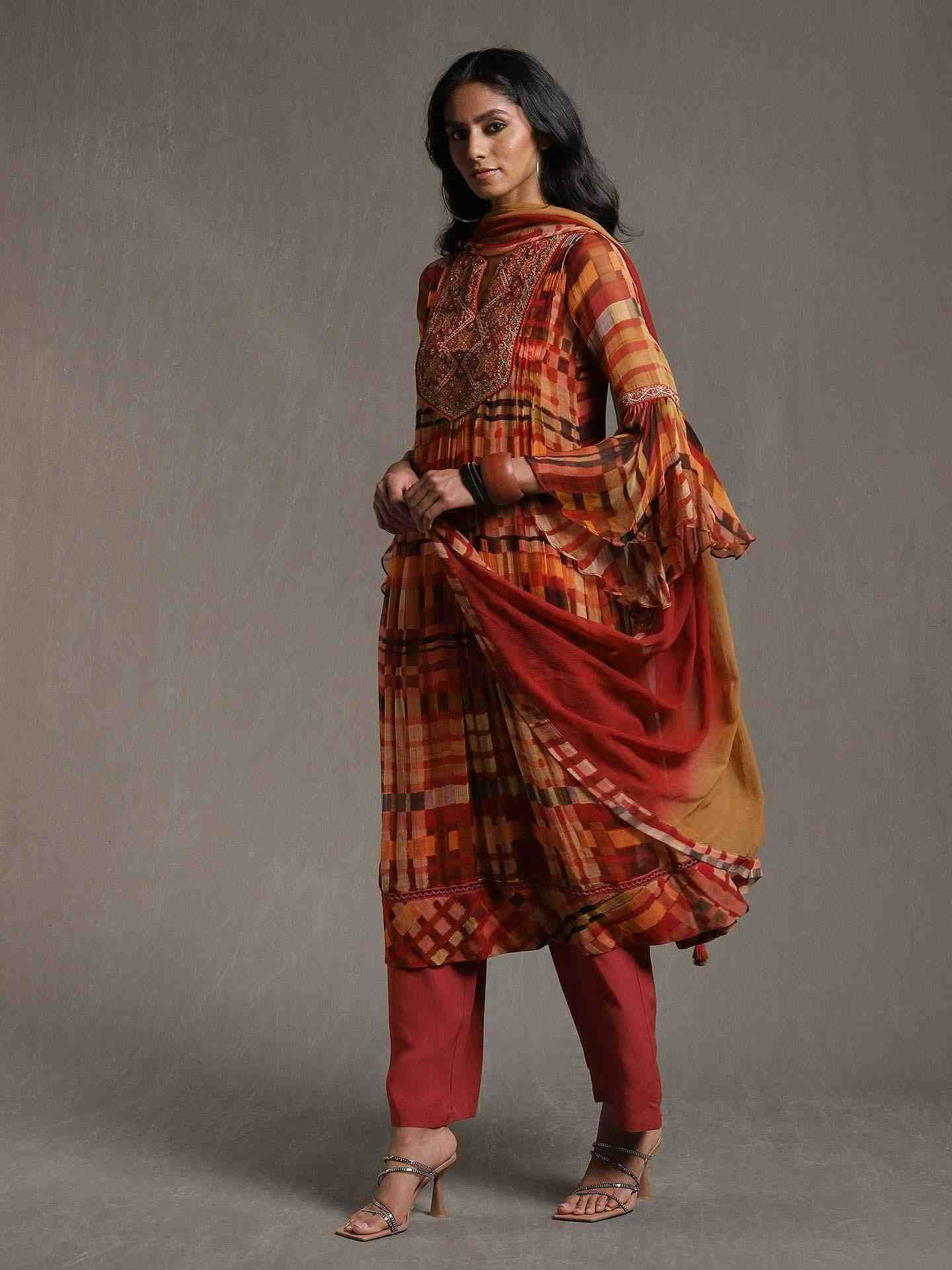Rust Athena Suit Set