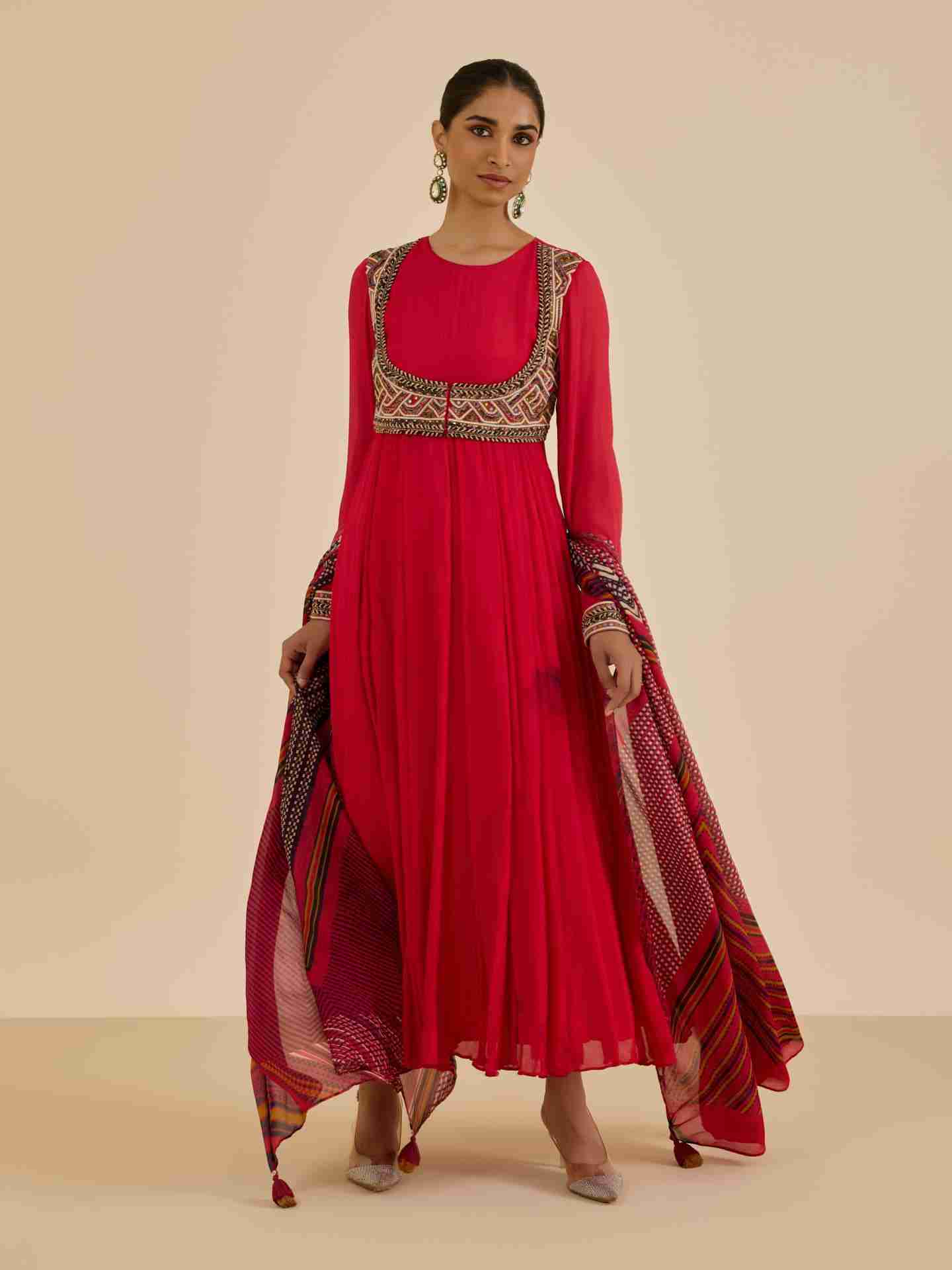 Red Kuba Suit Set