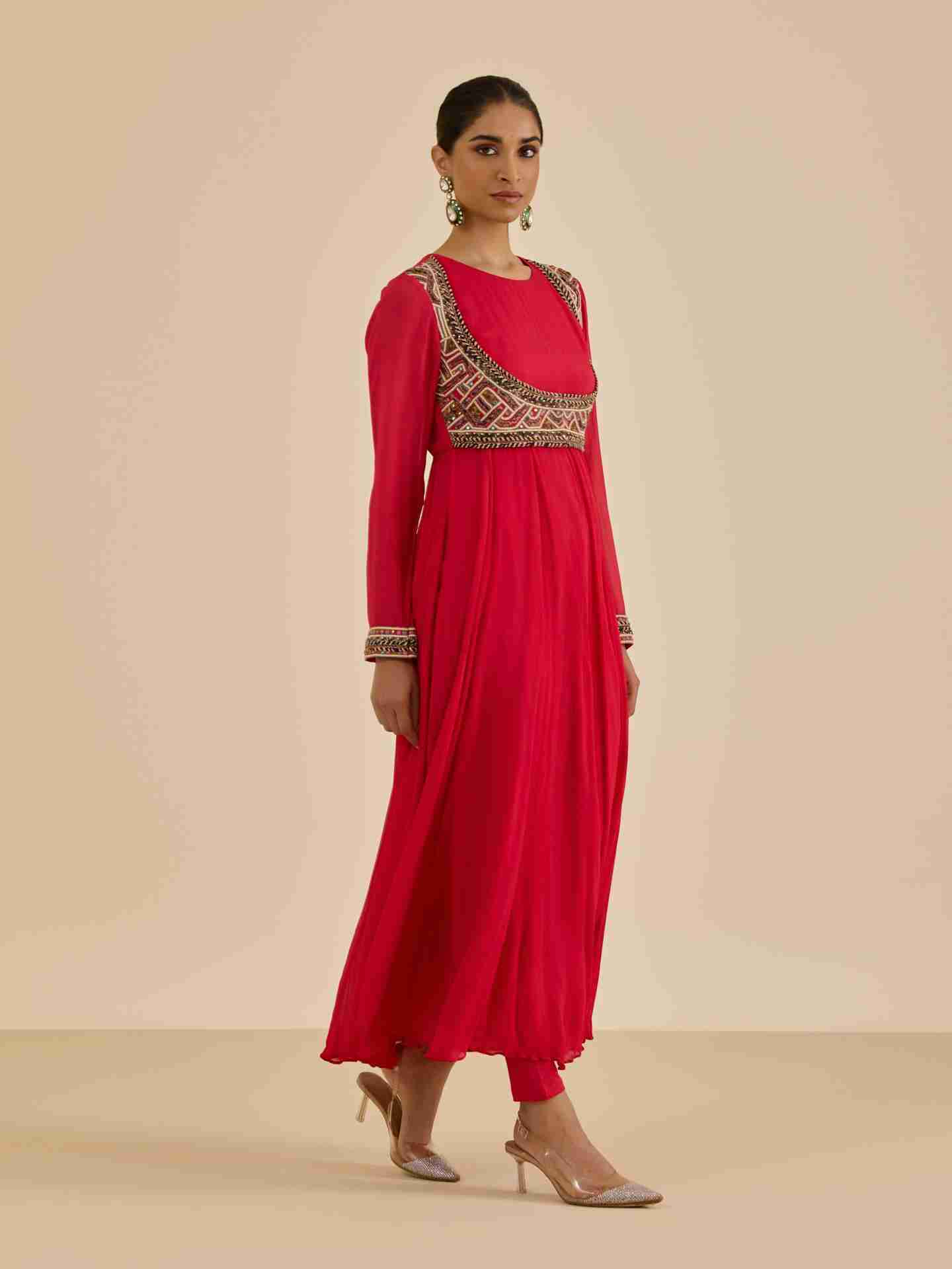 Red Kuba Suit Set