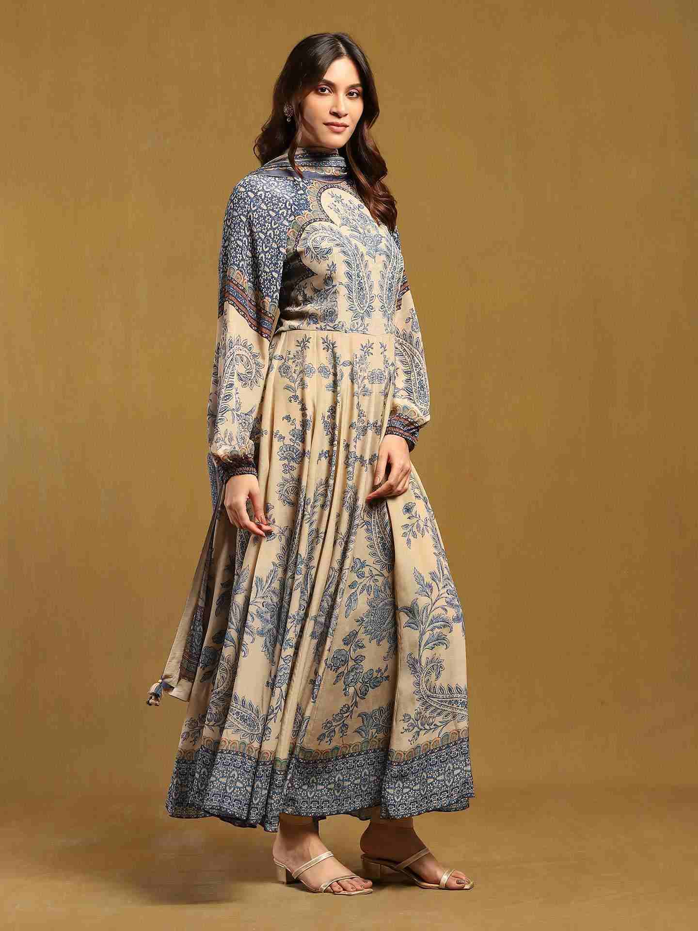 Beige Sulawasi Suit Set