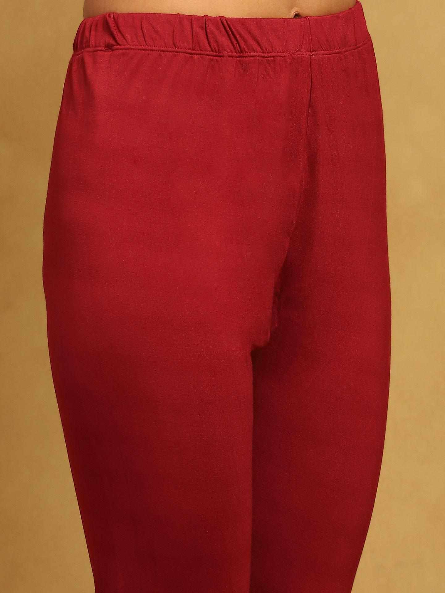 Red Fatema Anarkali Suit