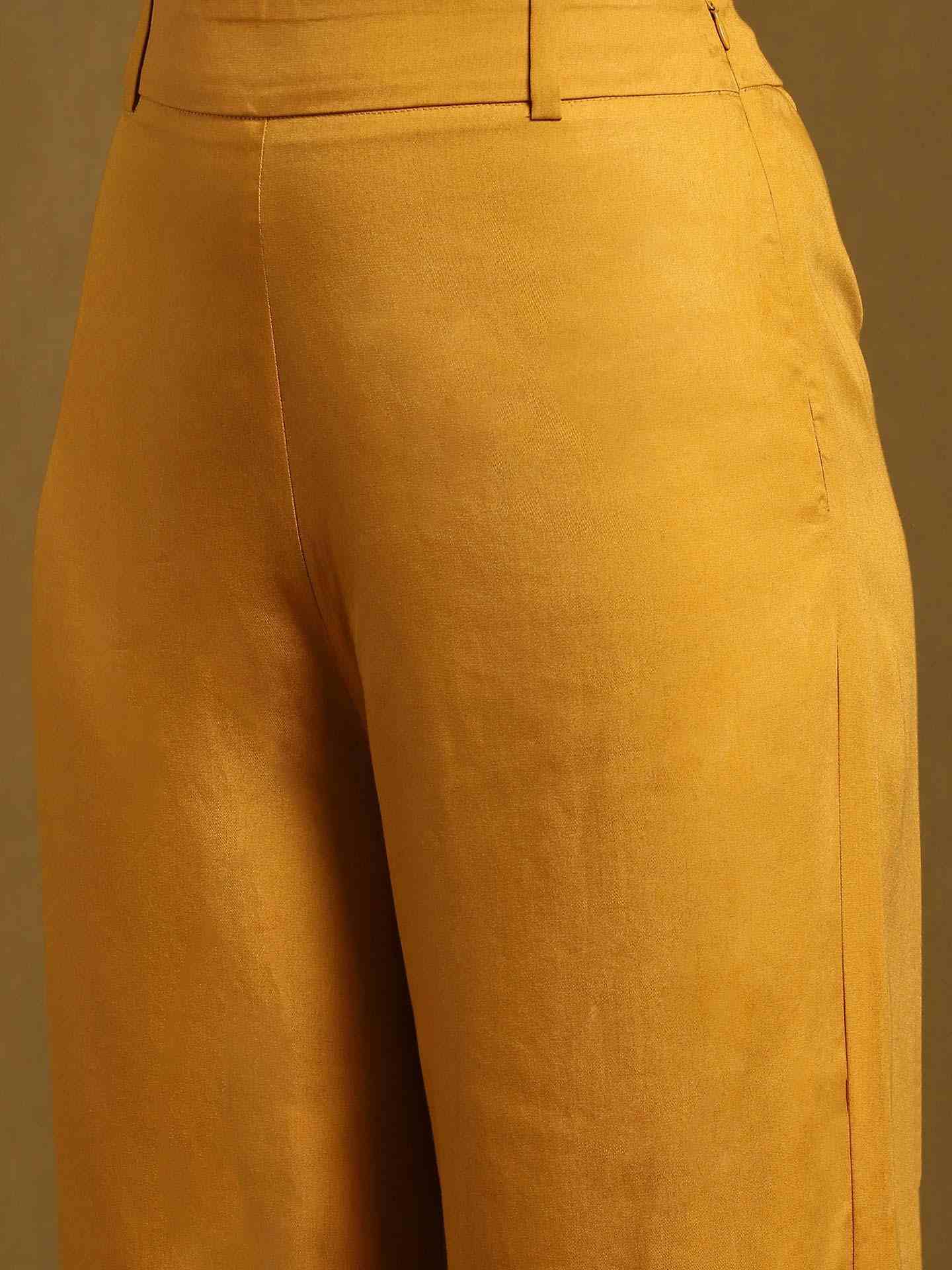 Yellow Streak Solid Suit Set