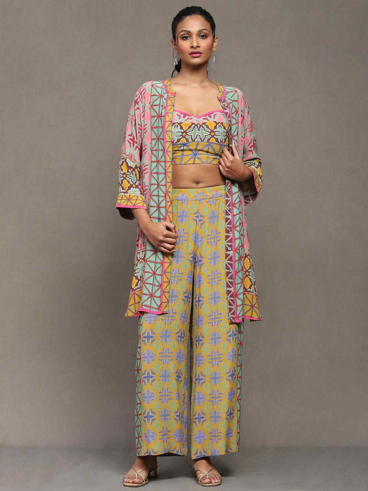 Mustard Adya Co-Ord Set