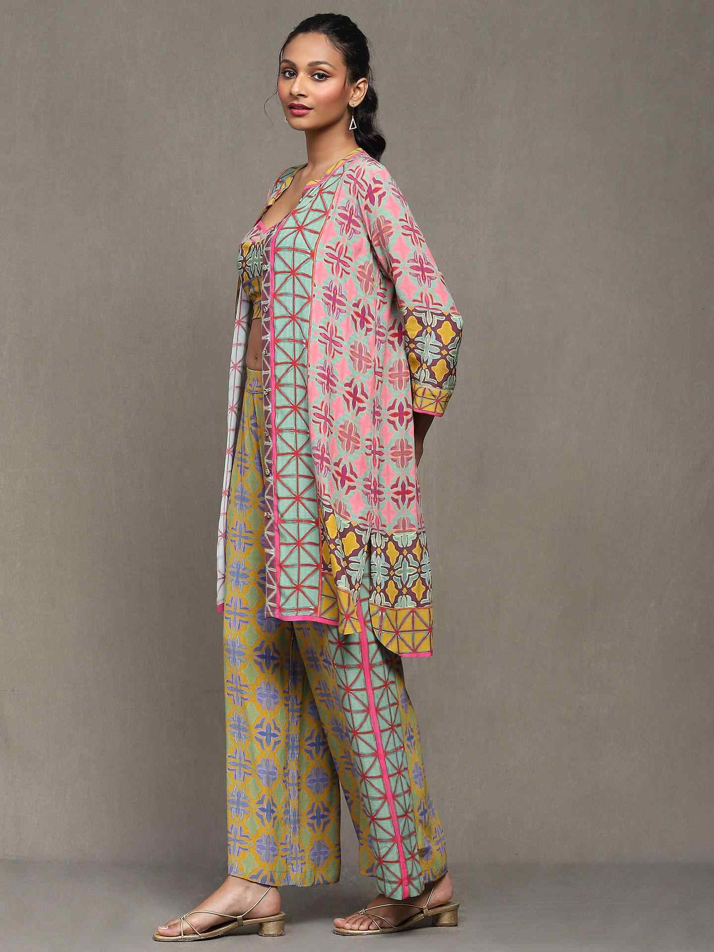 Mustard Adya Co-Ord Set