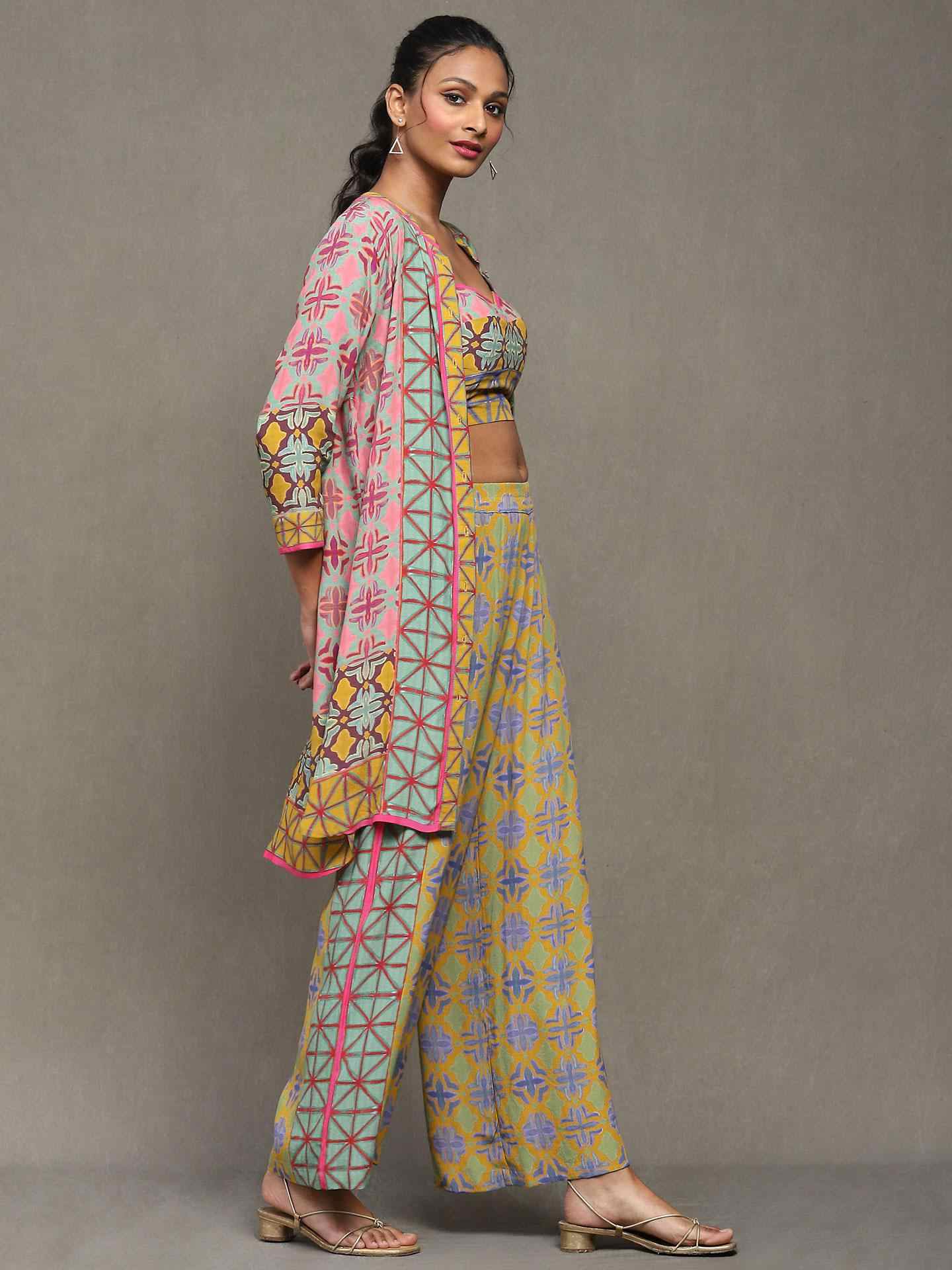 Mustard Adya Co-Ord Set