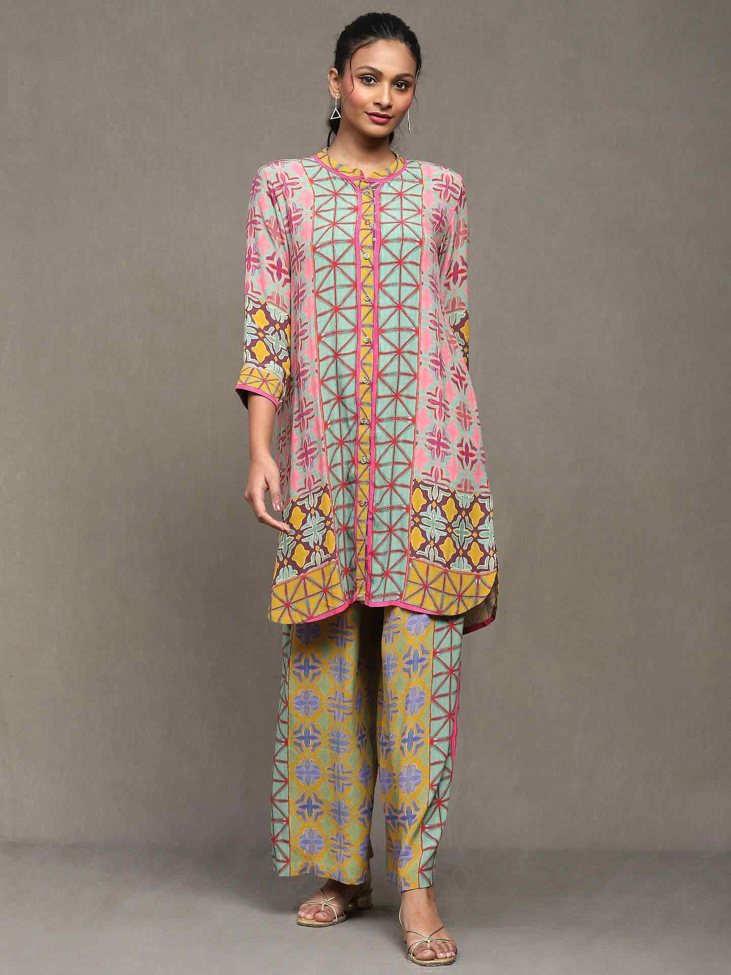 Mustard Adya Co-Ord Set