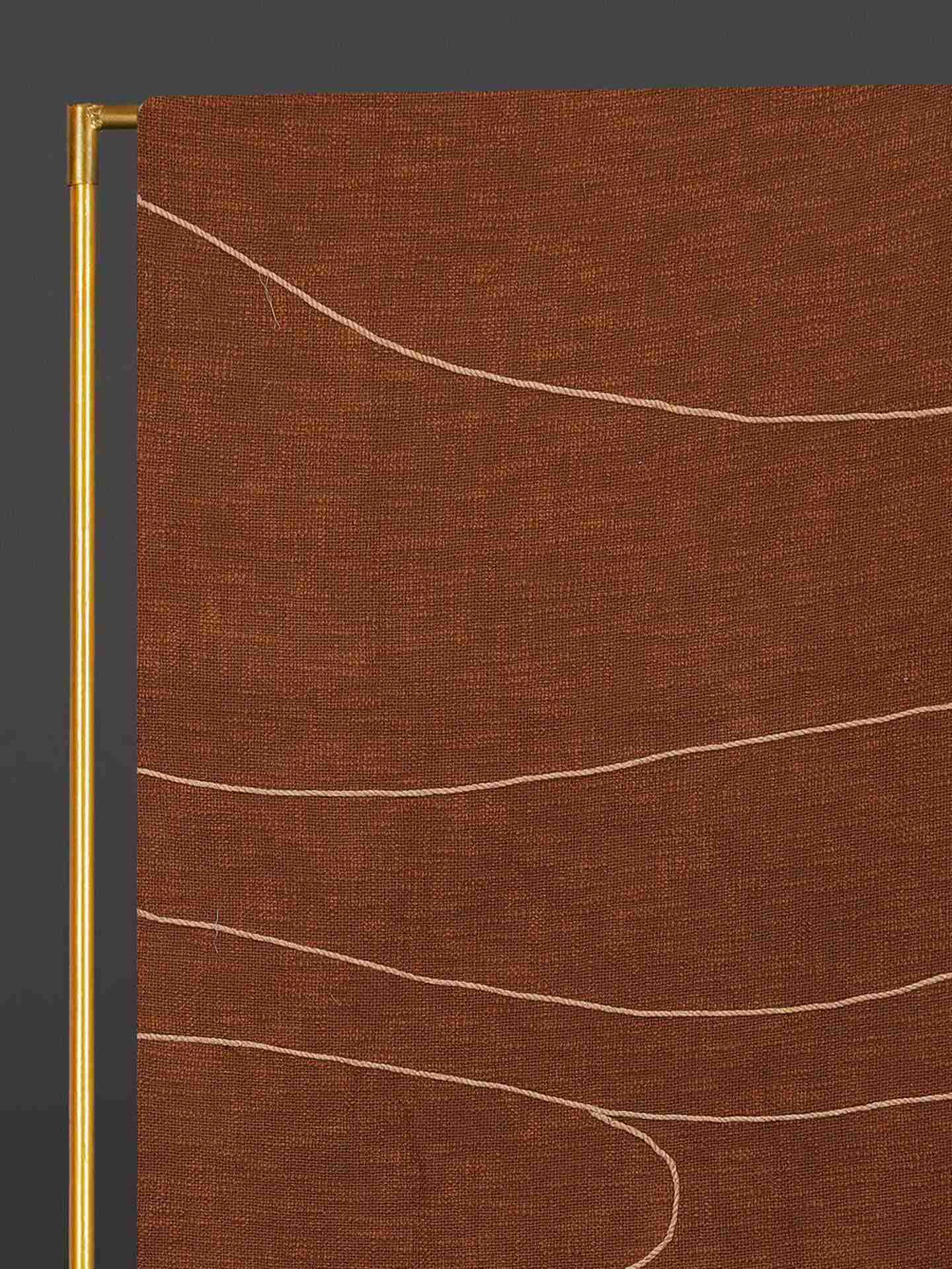 Brown Jaisalmer Cotton Bed Cover