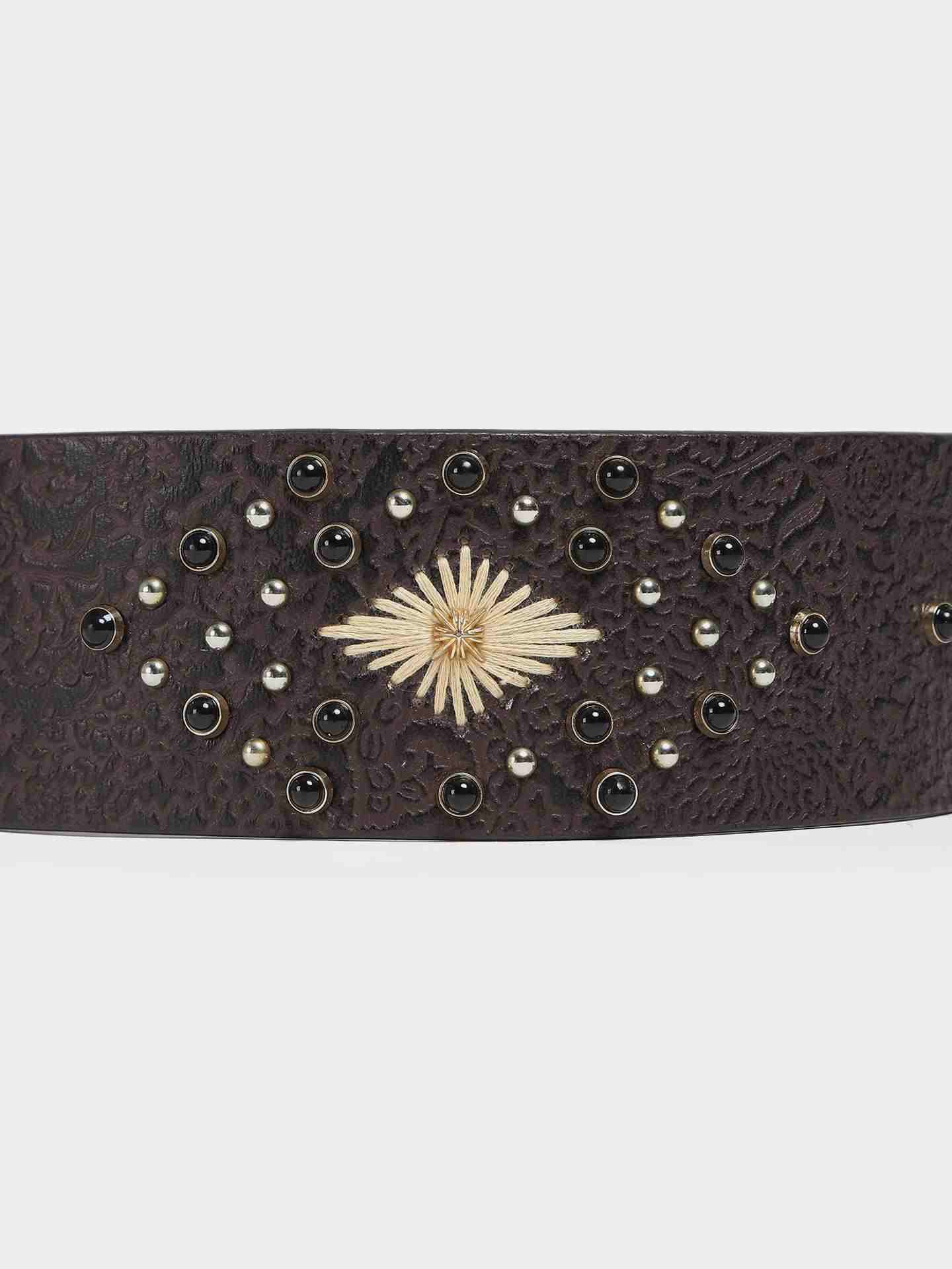 Dark Brown Aarvi Belt