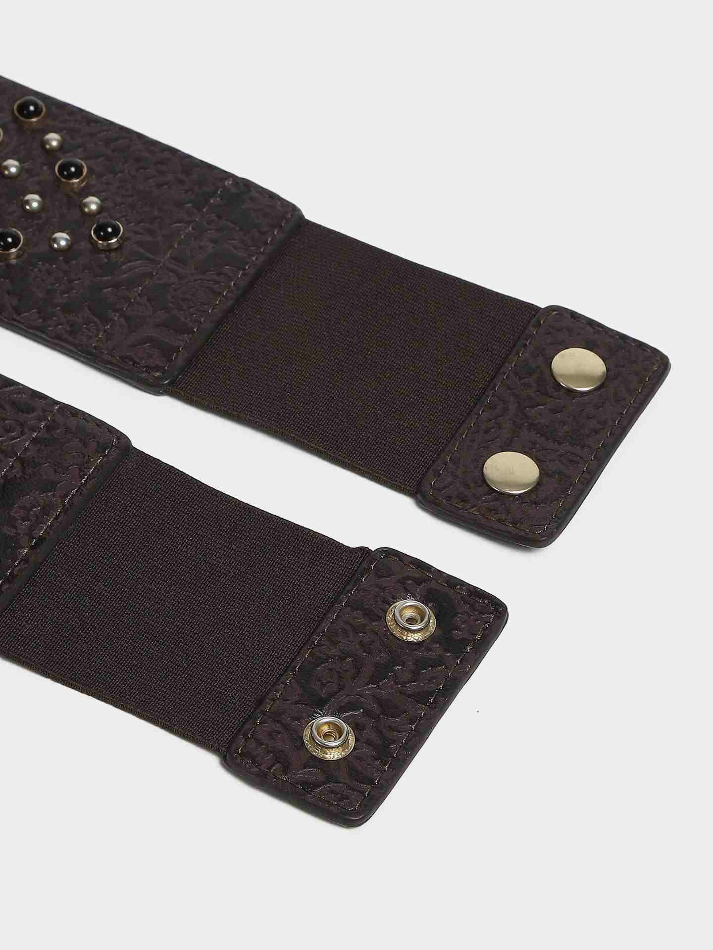 Dark Brown Aarvi Belt
