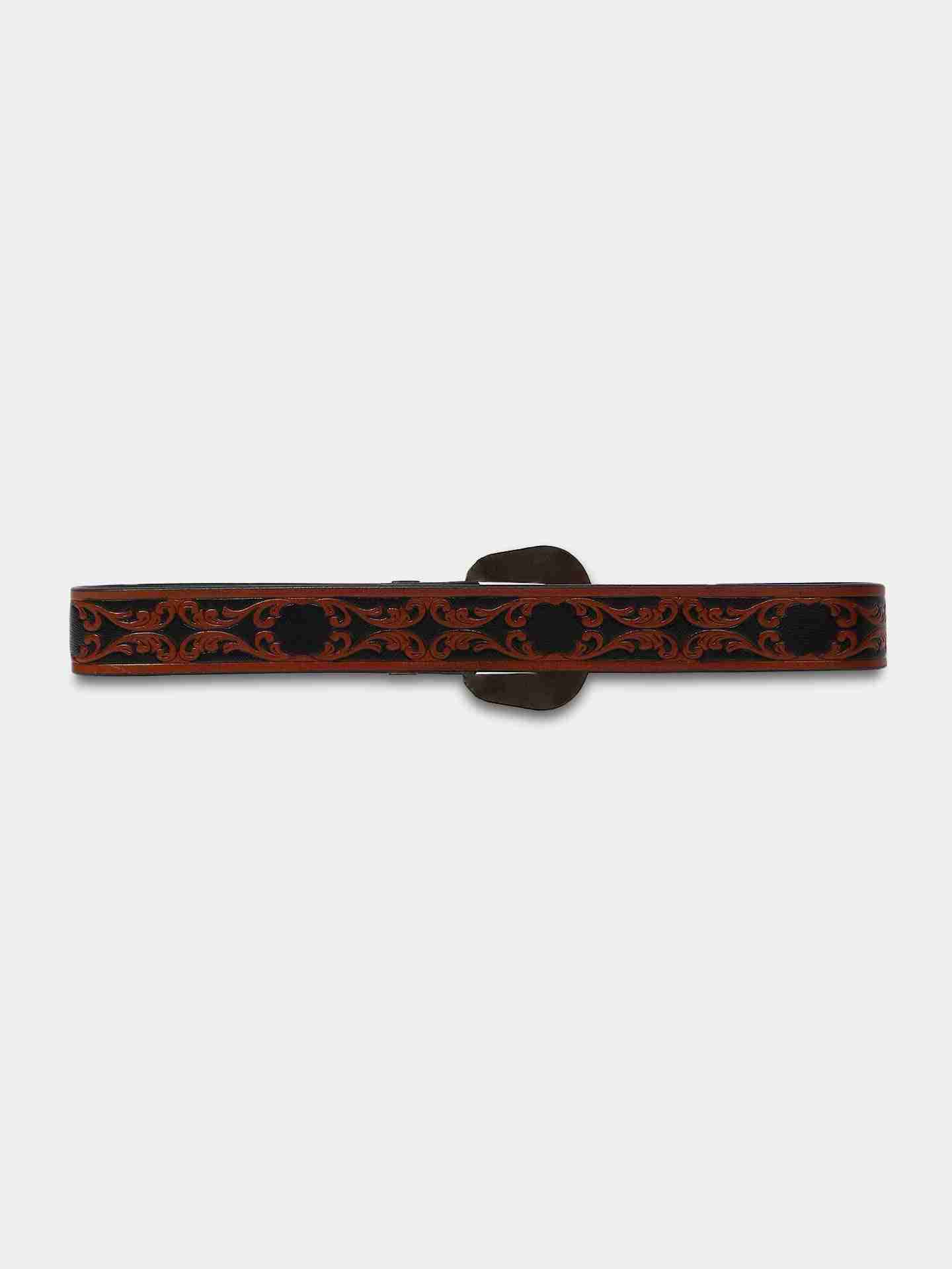 Black Jose Leather Waist Belt