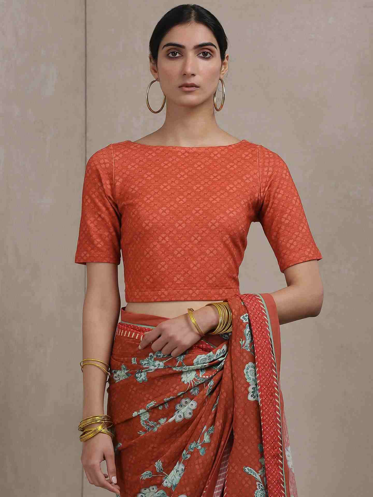 Red Urja And Ulfat Blouse