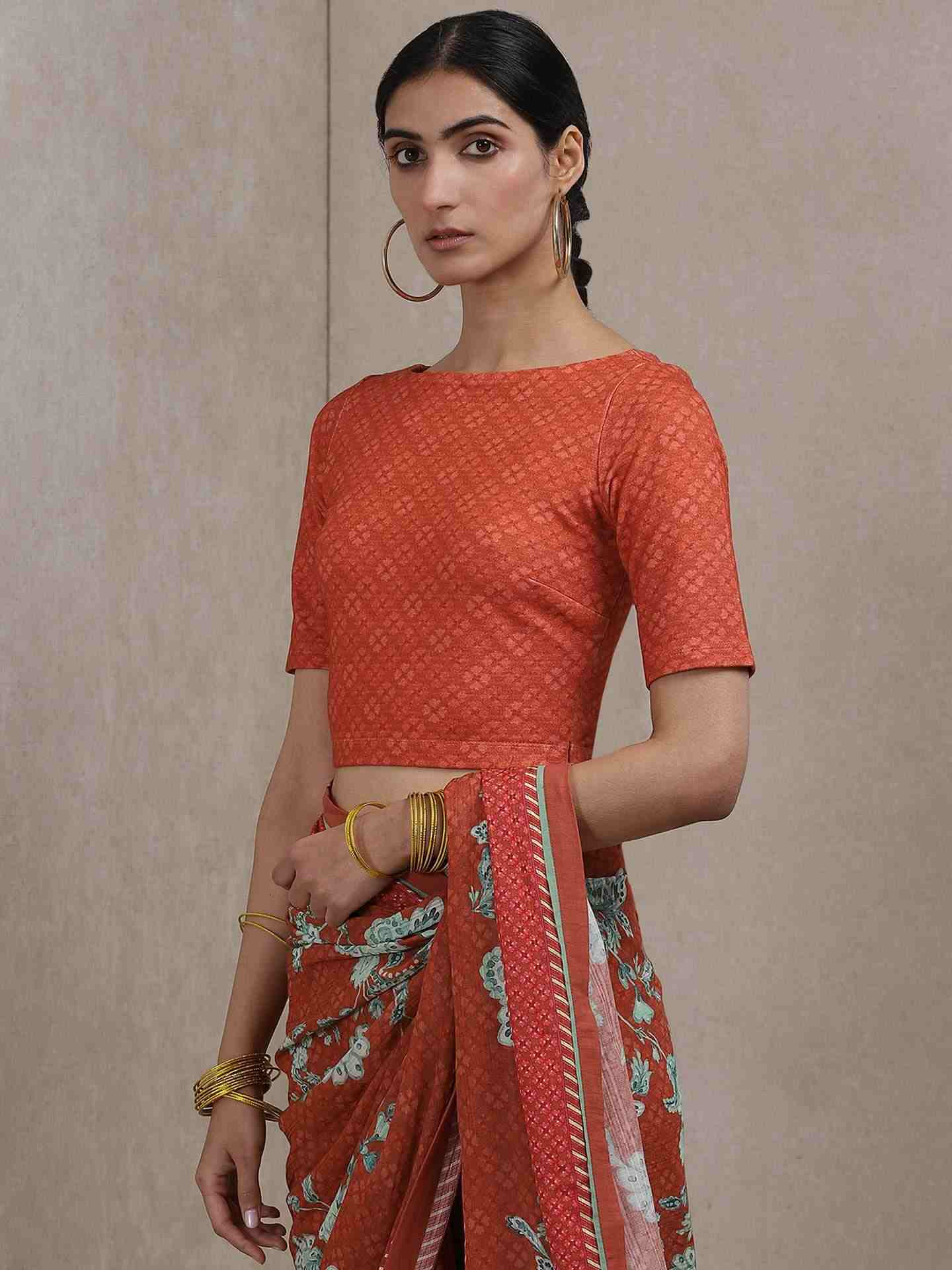 Red Urja And Ulfat Blouse