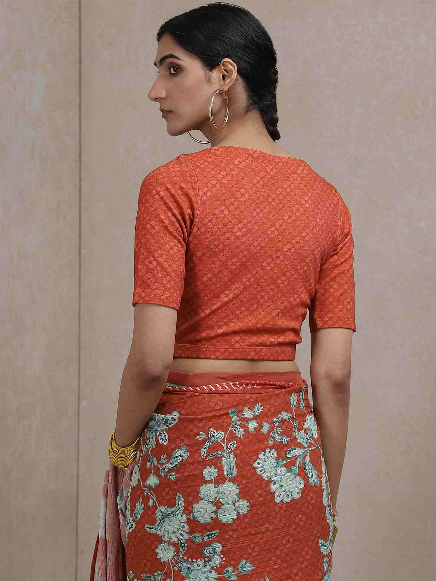 Red Urja And Ulfat Blouse