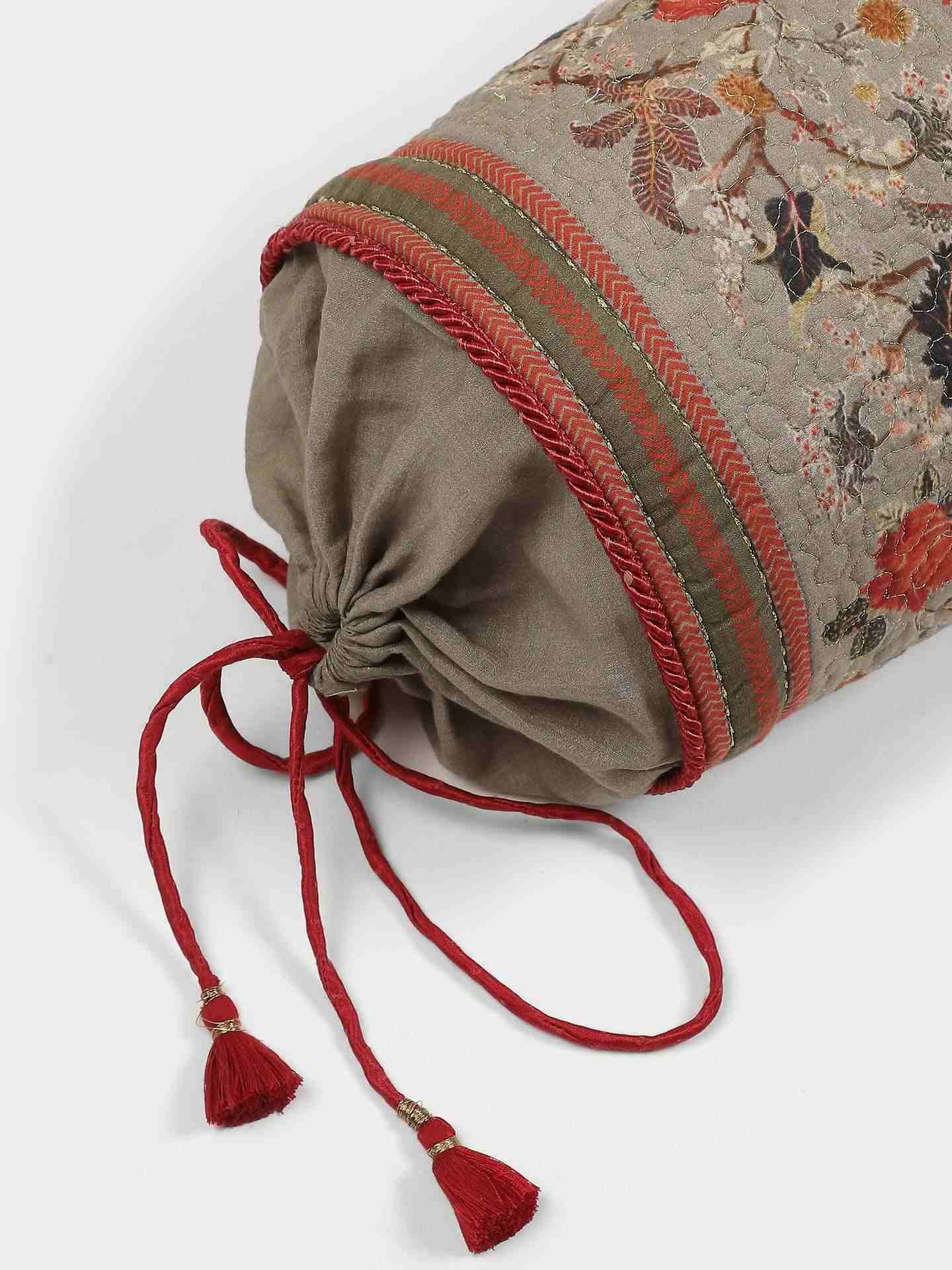 Sage Green Floret Bolster