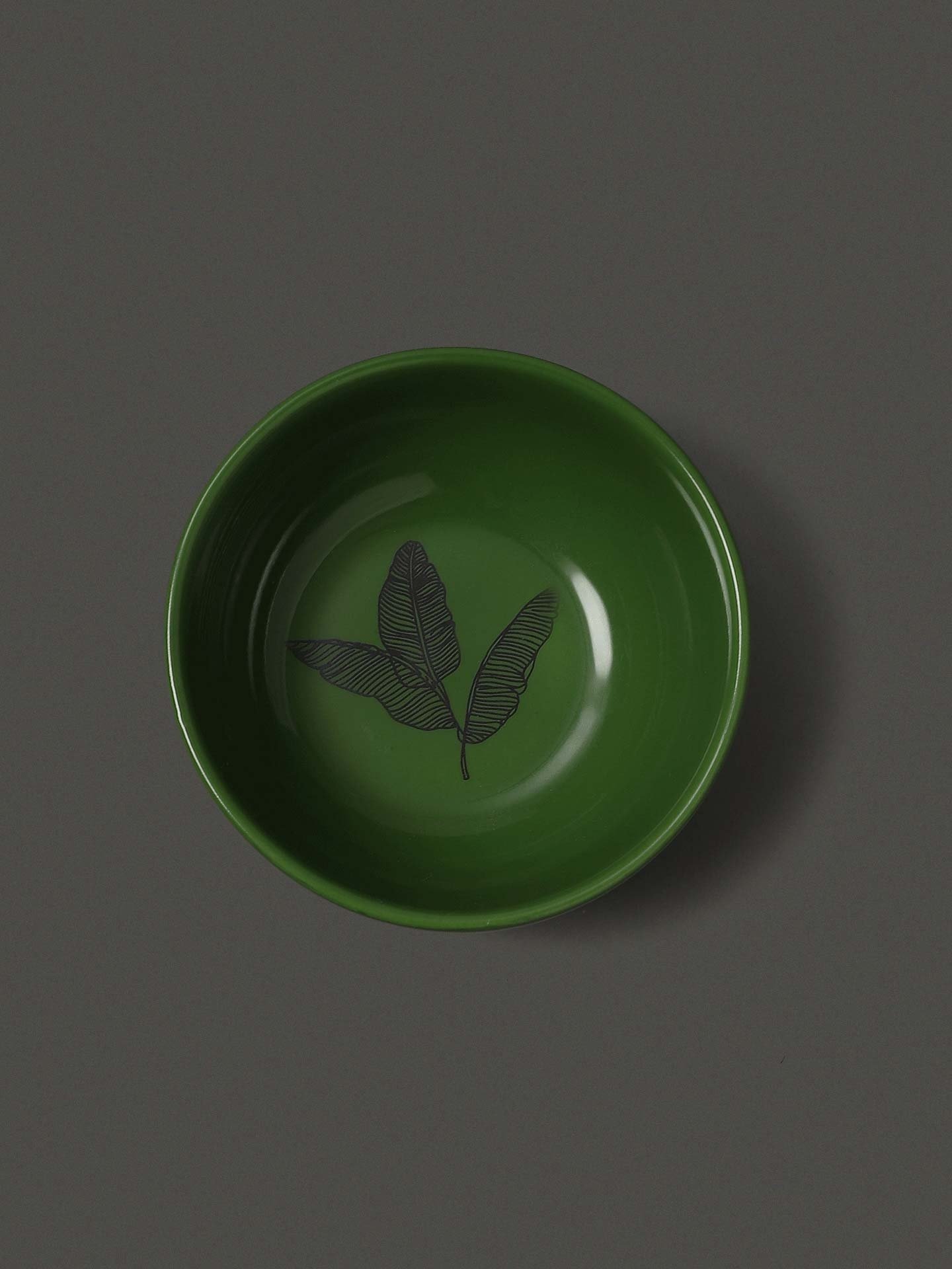 Green Cochin Serving Bowl