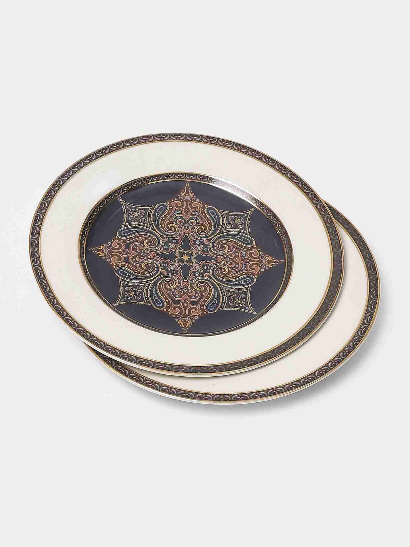 Blue Jaamevar Serving Bowl