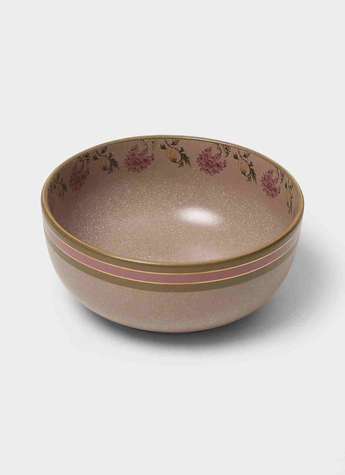 Pink & Beige Koshambi Serving Bowl