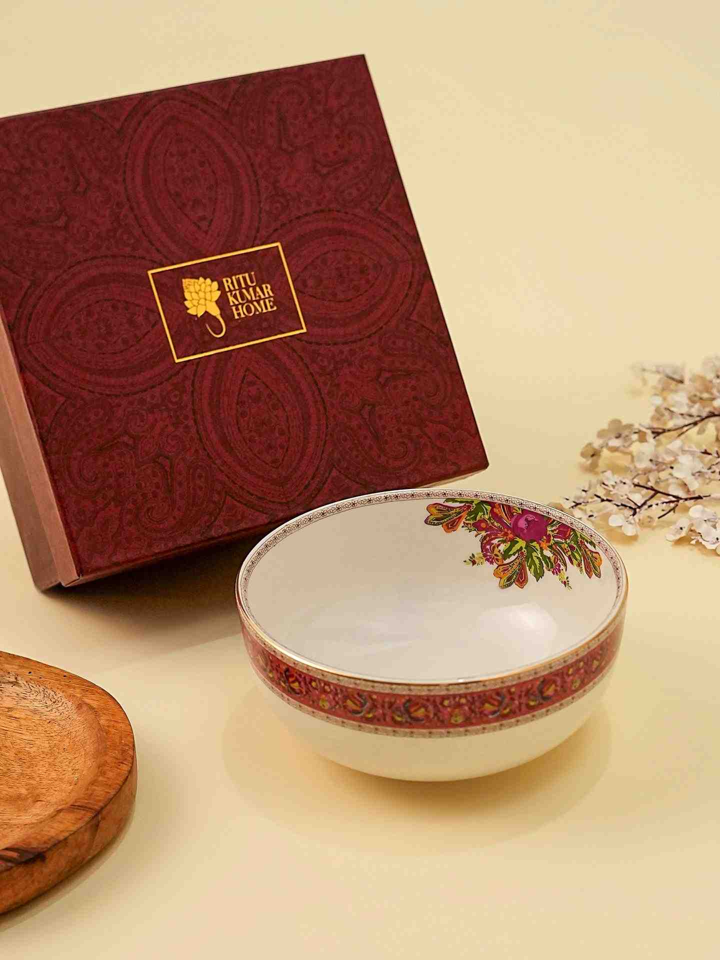 Multicolor Babushka Serving Bowl
